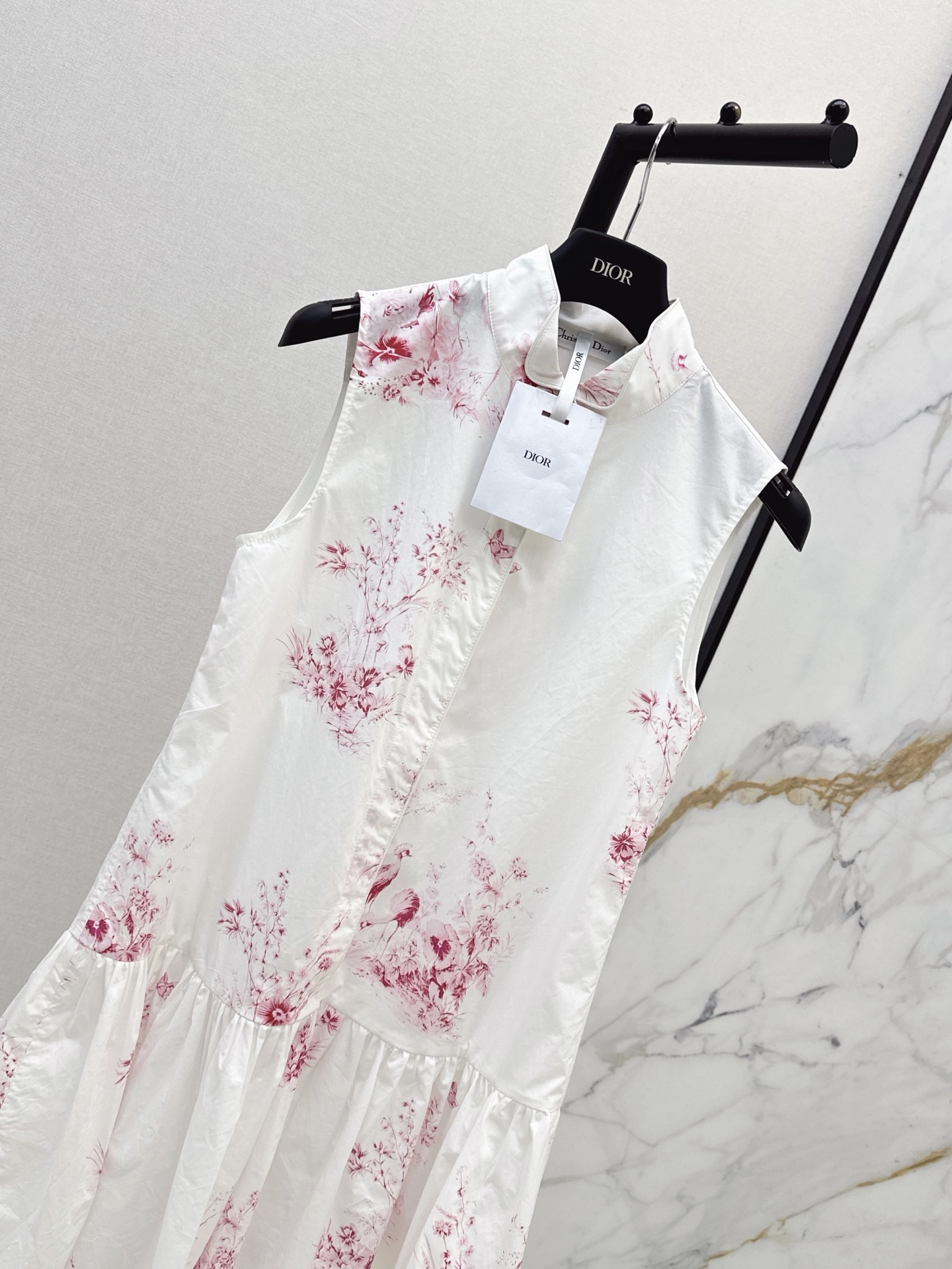 CD 26ss sleeve print dress