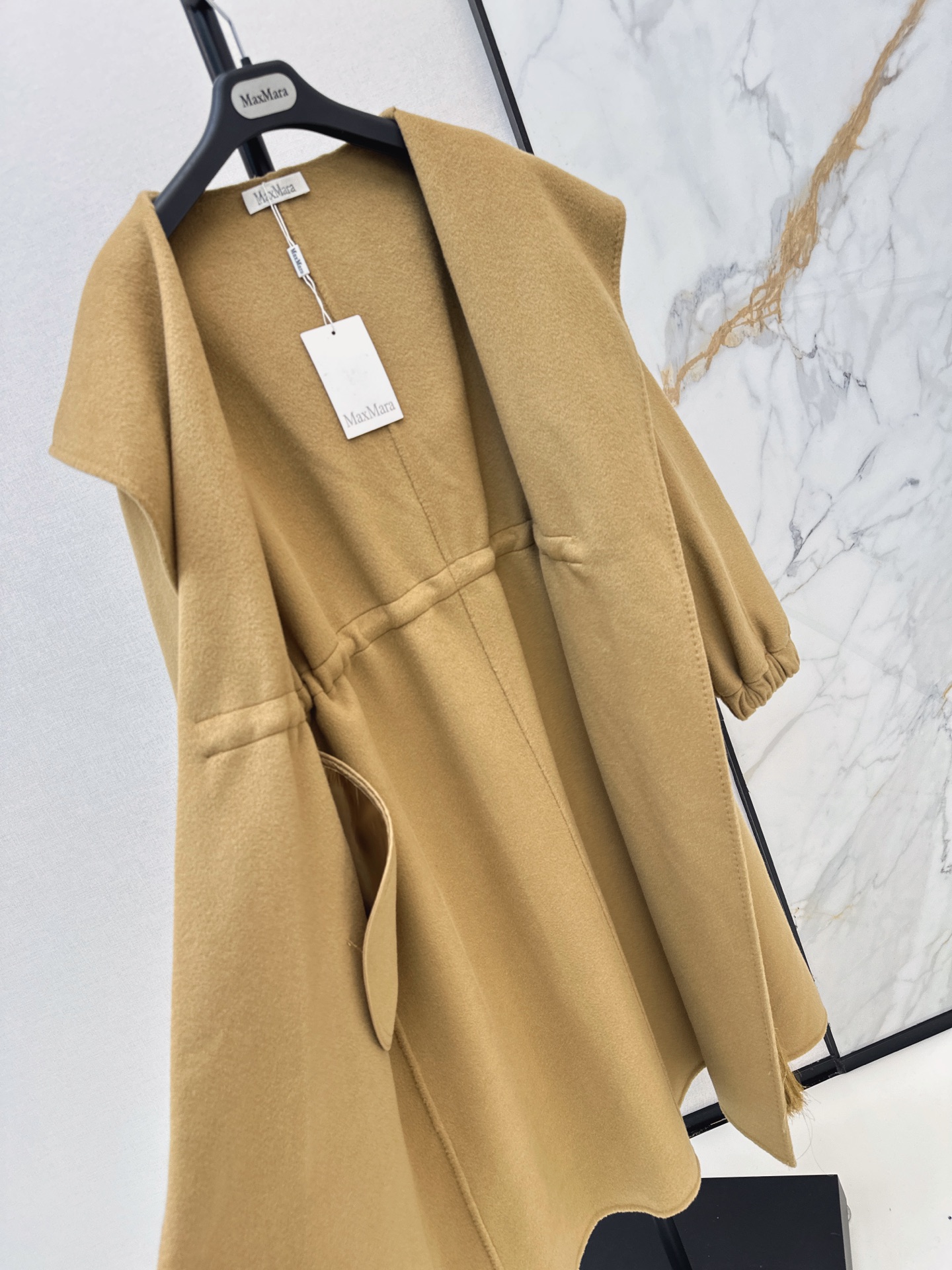 Max 26fw cashmere hooded overcoats