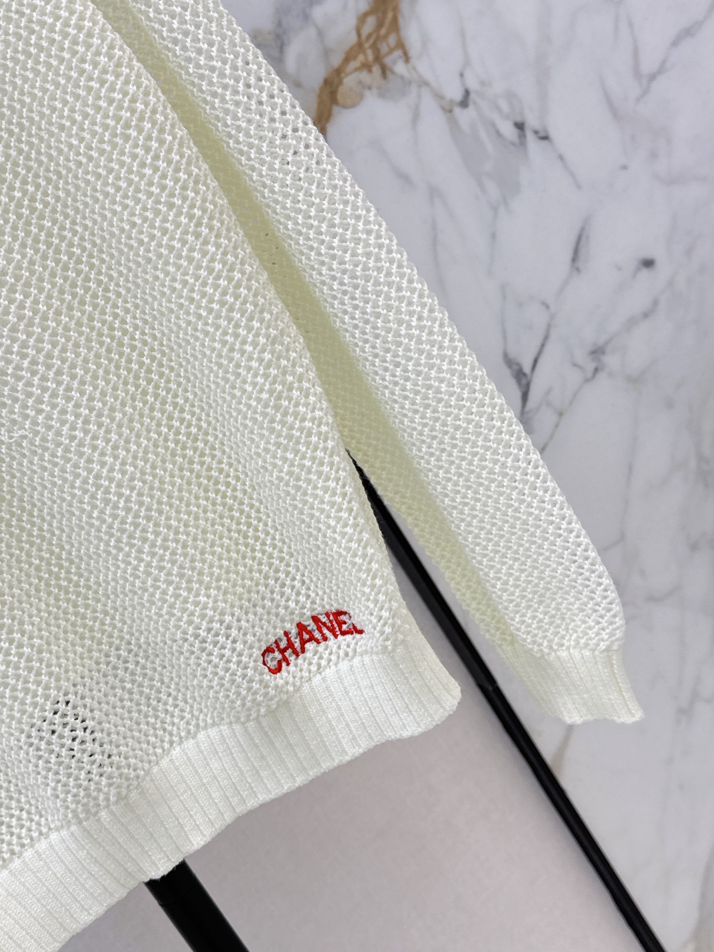 Chan 26fw 2in1 hollow knitwear