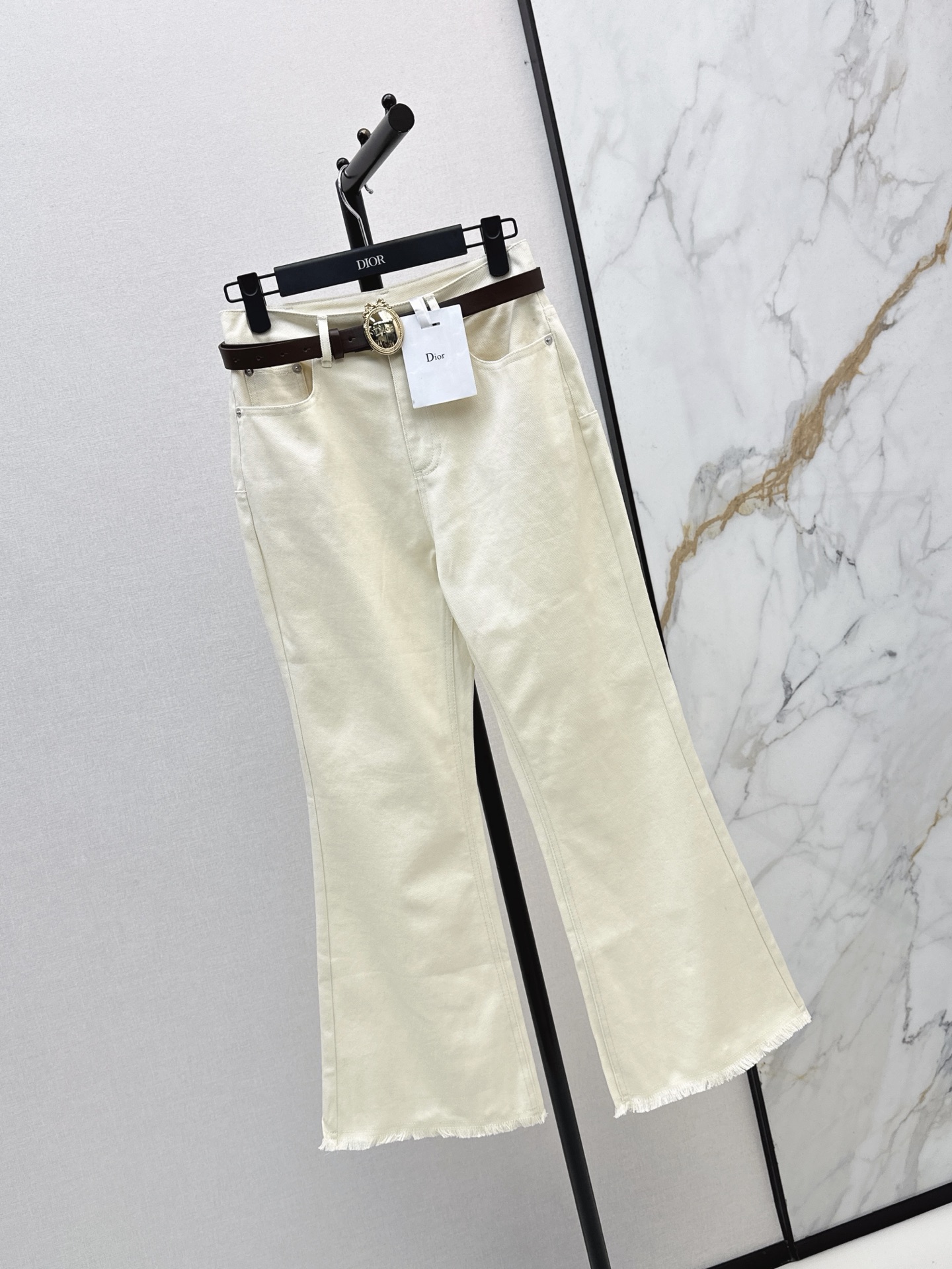 CD 26fw belted jeans