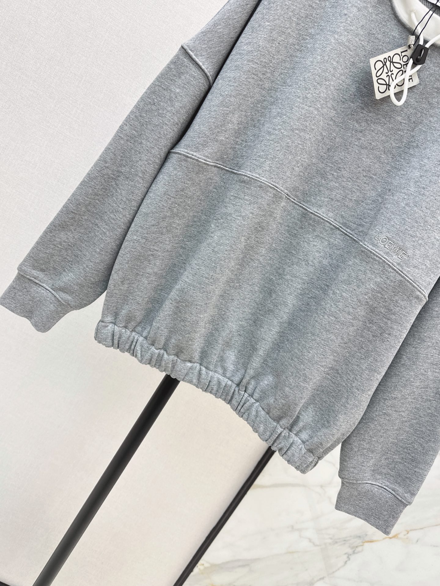 Loe 26fw drawstring sweatshirt