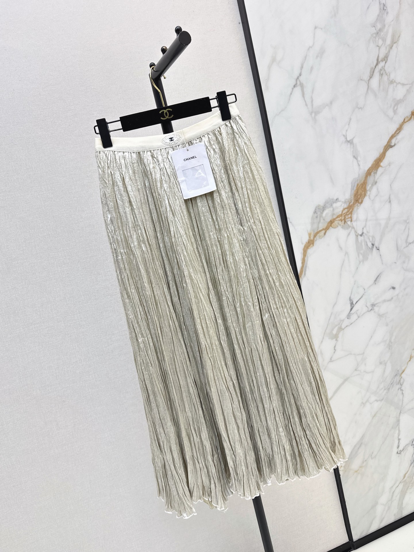 Chan 26fw pleated skirt