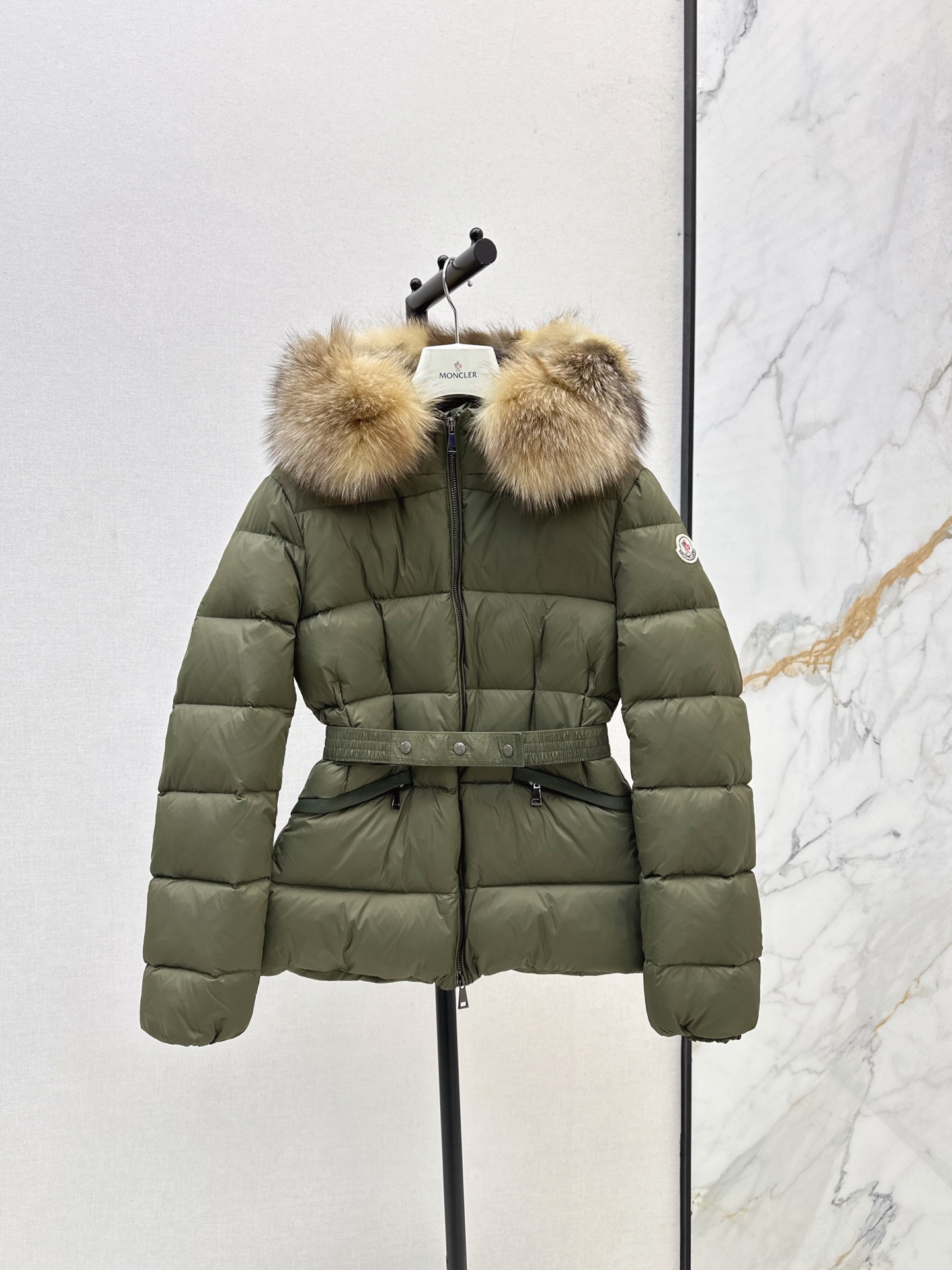 Monc 26fw hooded down jacket