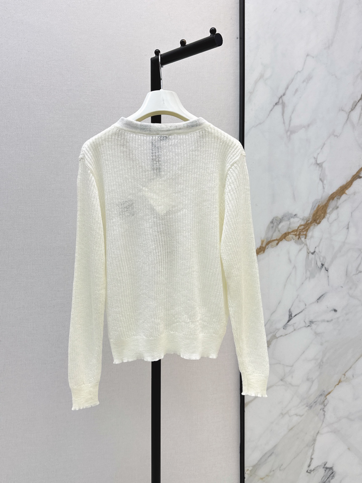Loe 26fw scraf knit sweater