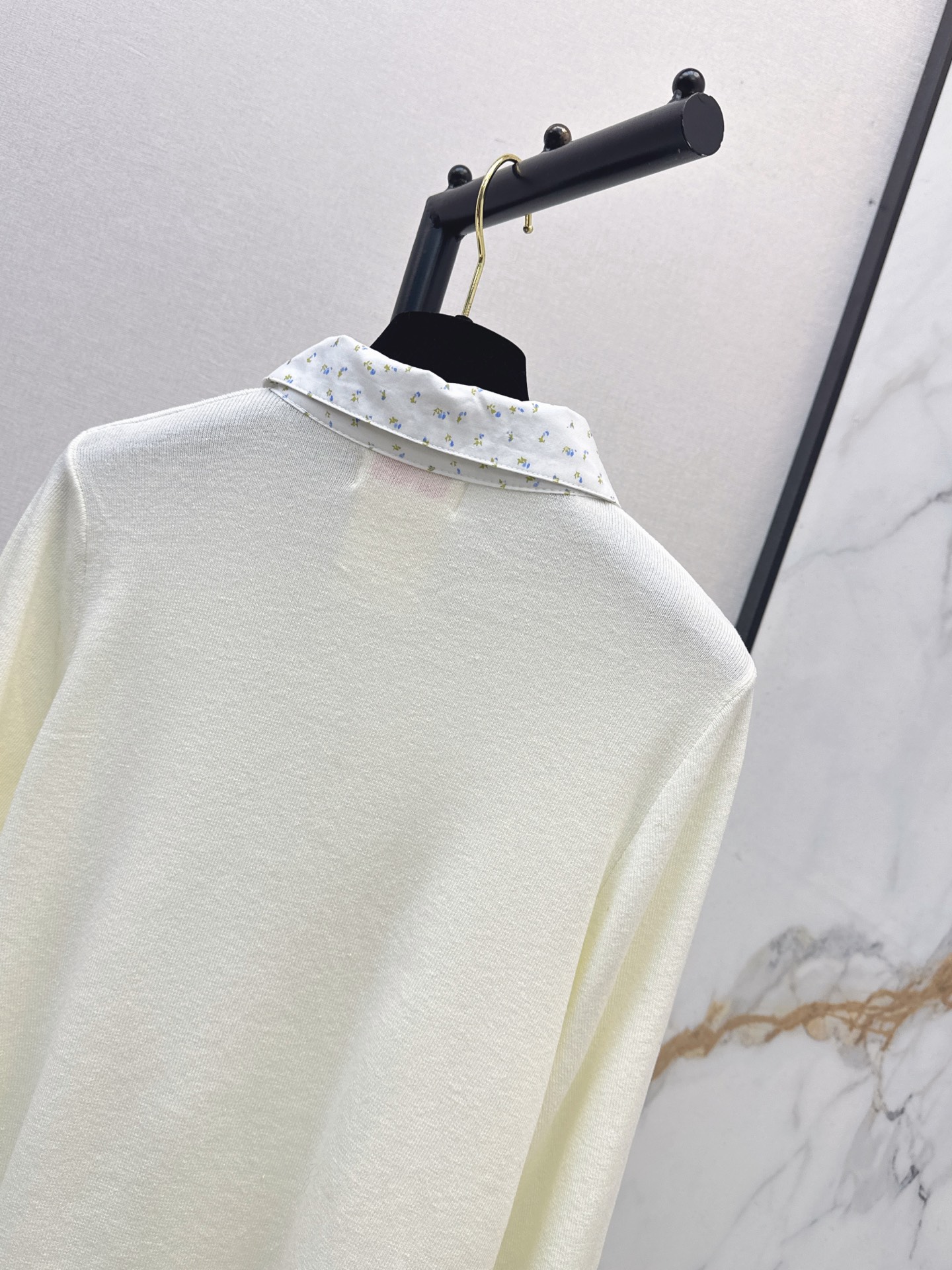 Chan 26fw 2in1 knit cardigan
