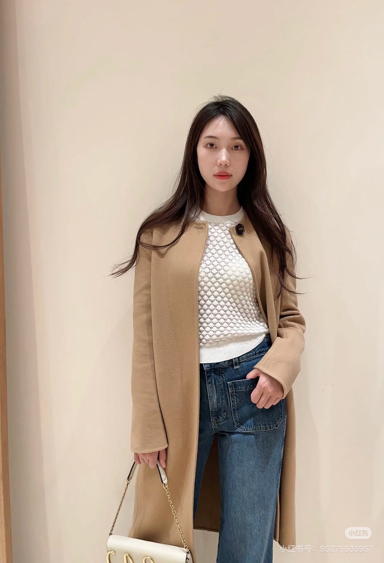 Chol 26fw detachable woolen cape overcoats