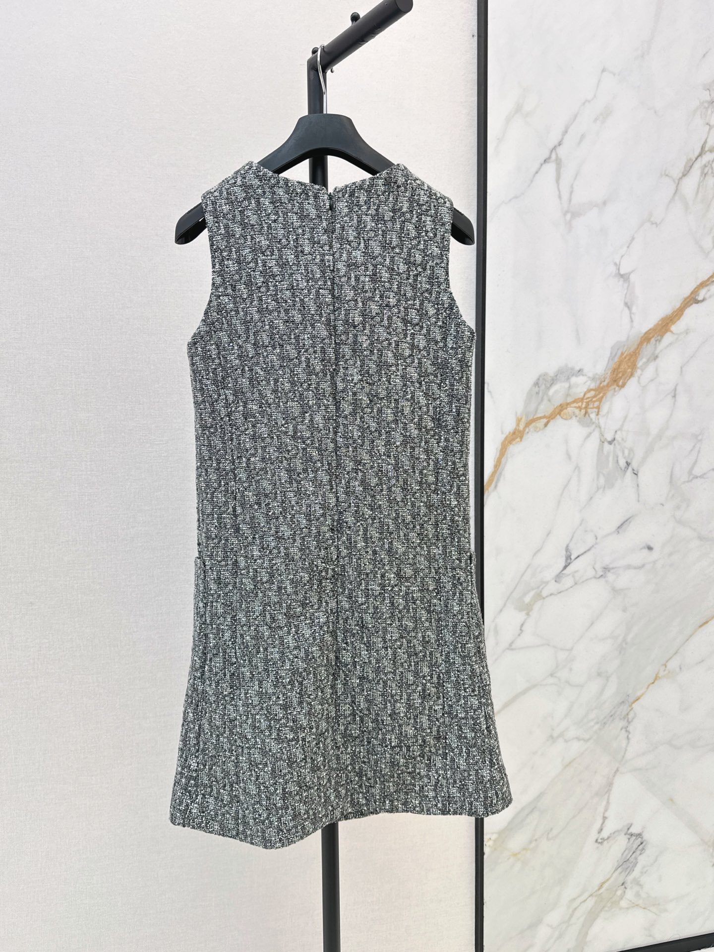 CD 26fw sleeveless jacquard dress