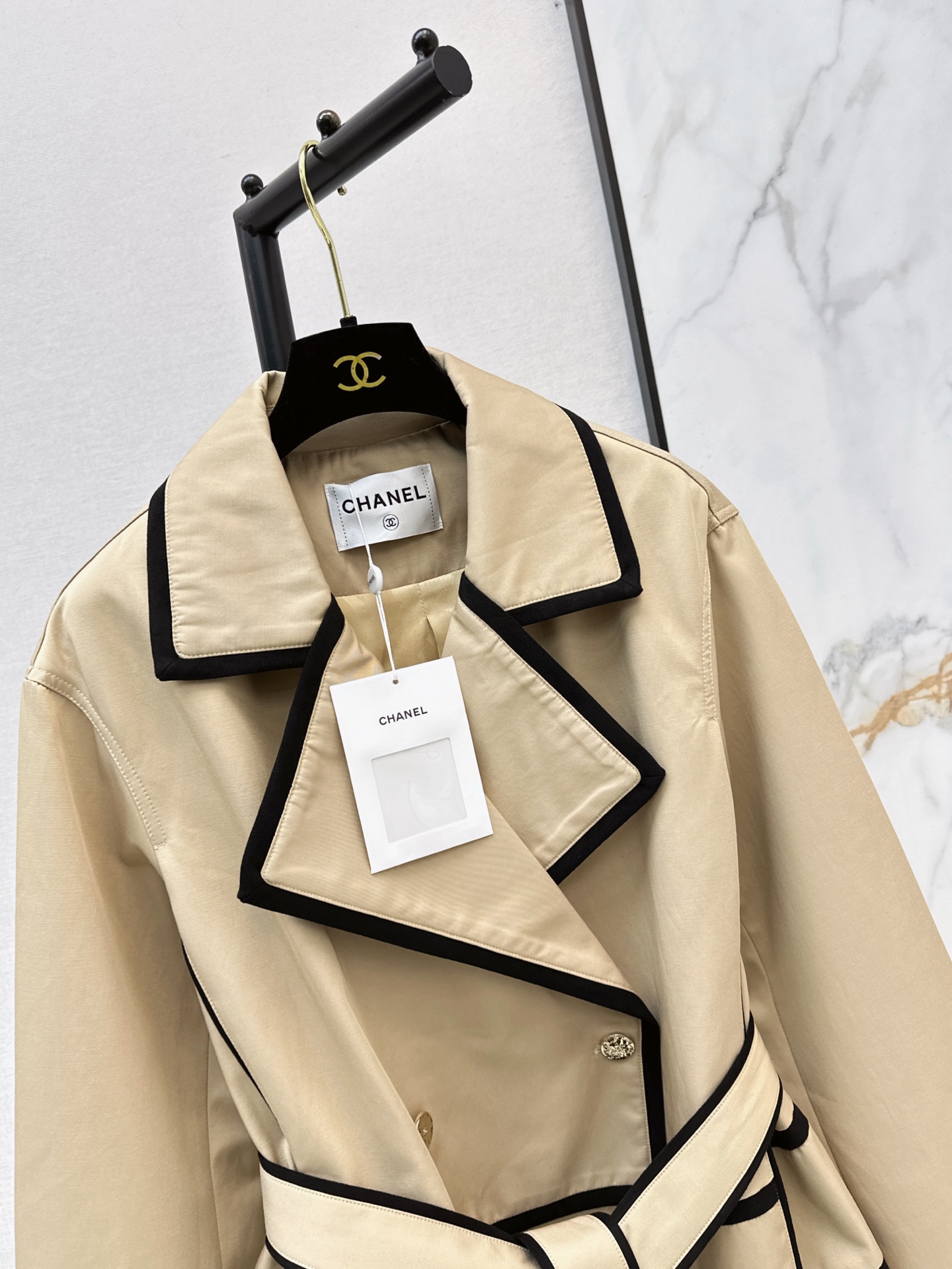 Chan 26fw belted trench coats
