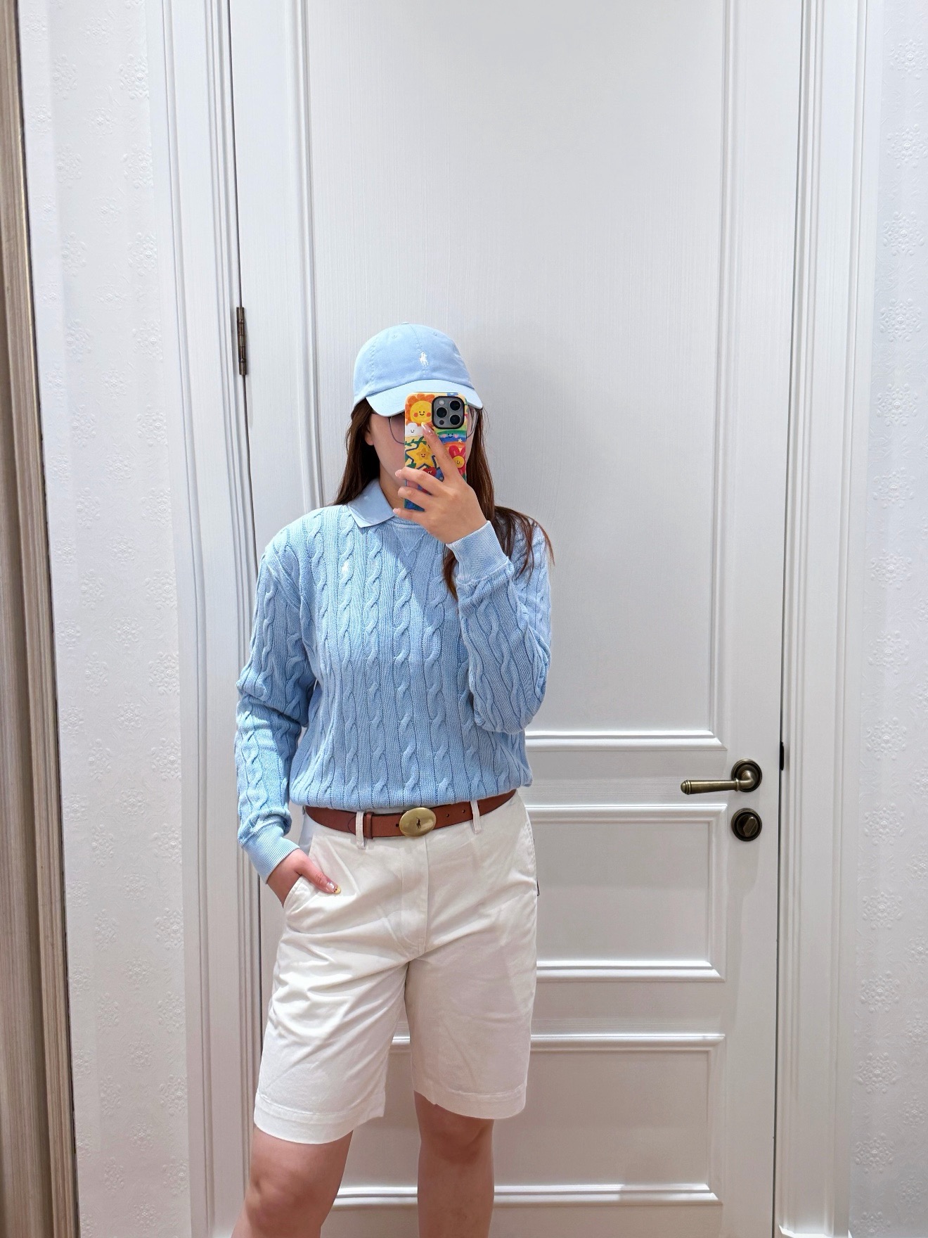 Ralp 26fw cable knit top