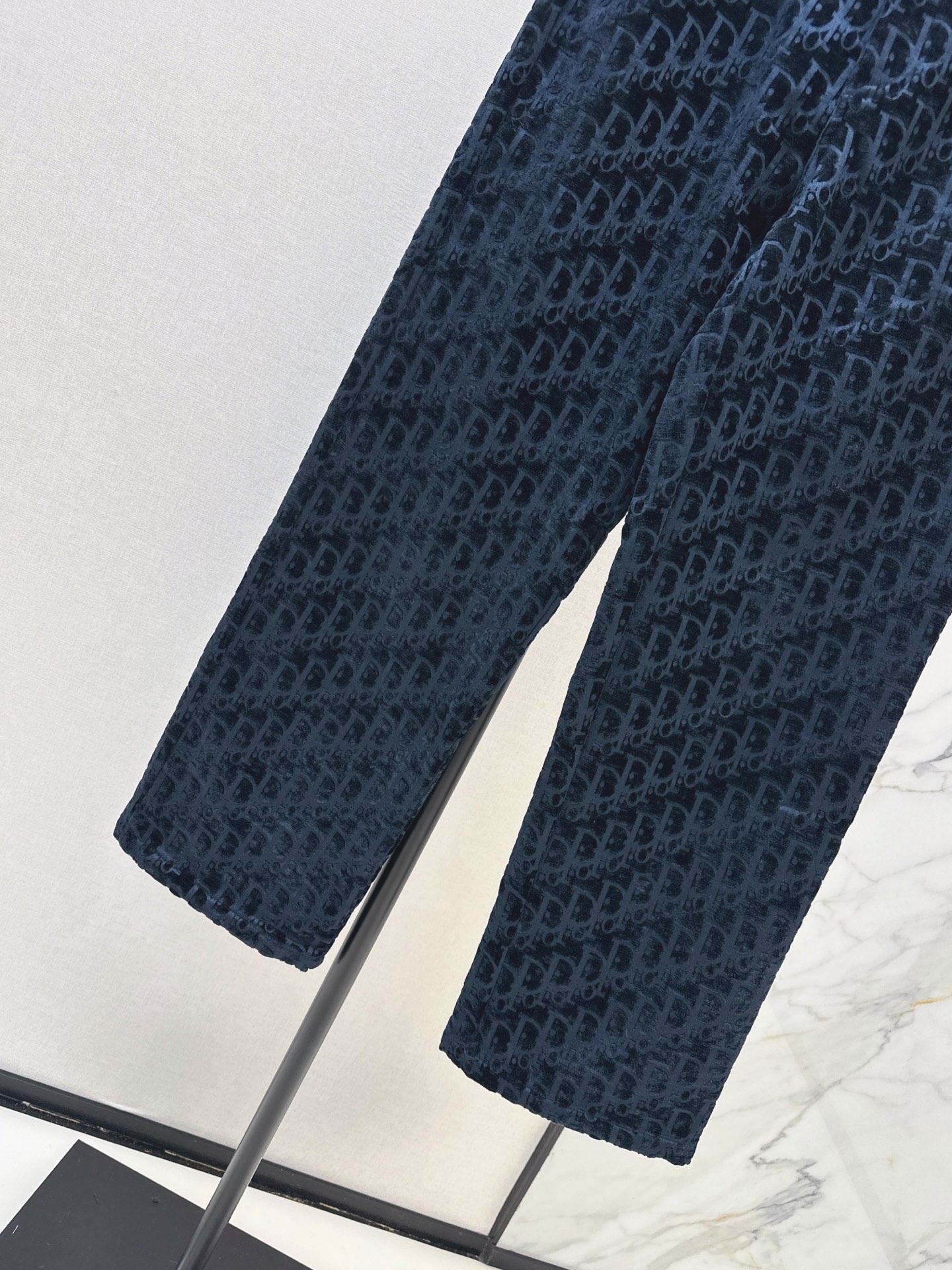 CD 26fw print straight-leg jeans