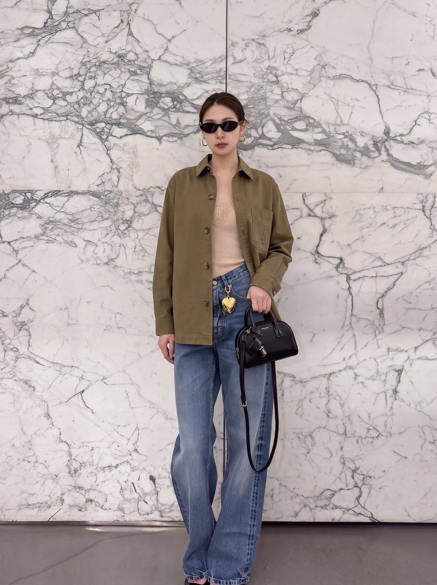 Sain 26fw denim shirt