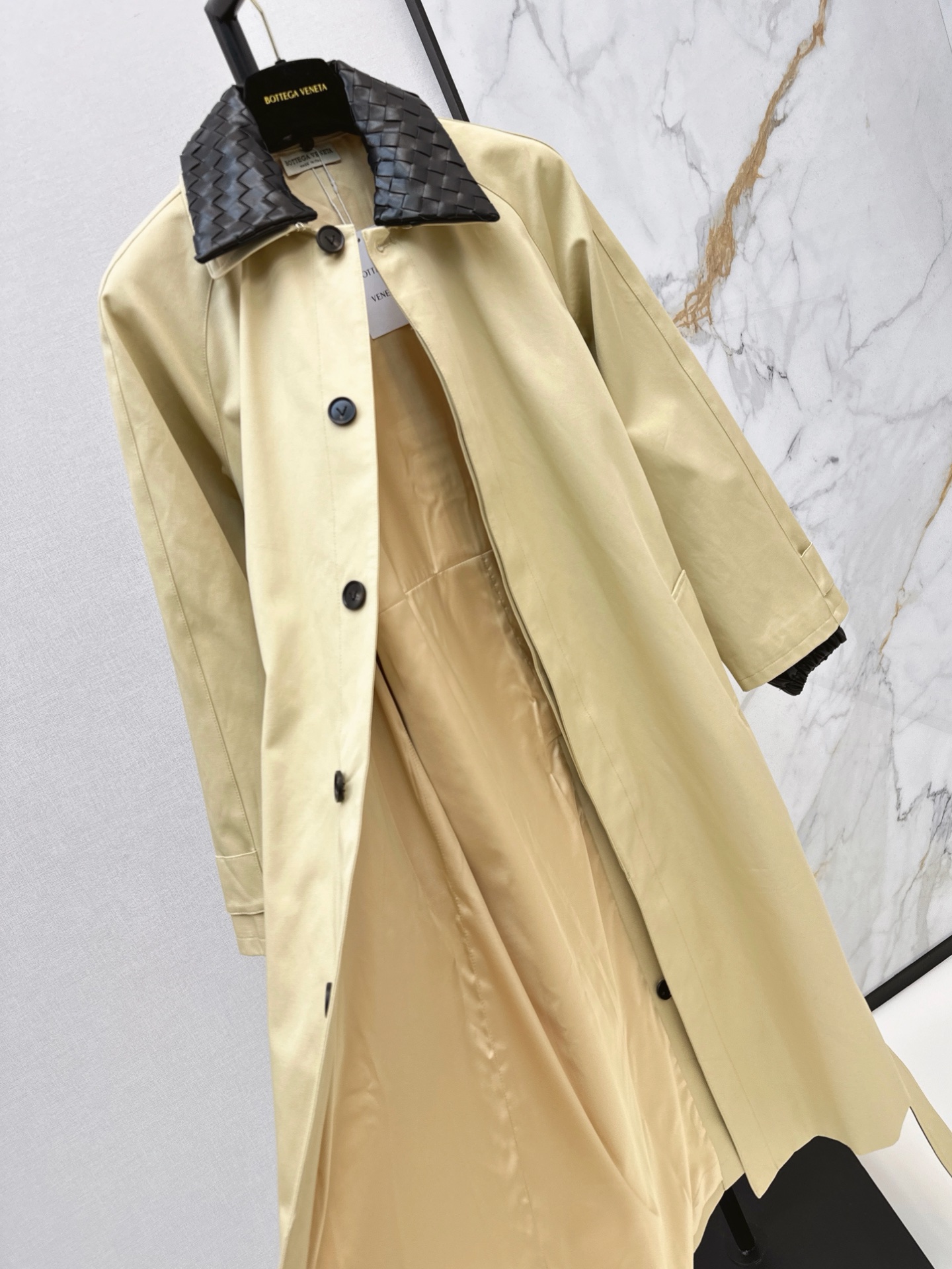 Bott 26fw woven collar trench coats