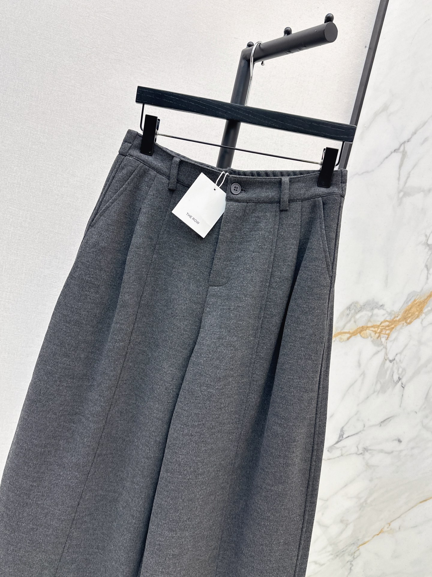 Brun 26fw heavyweight wide-leg pants sets