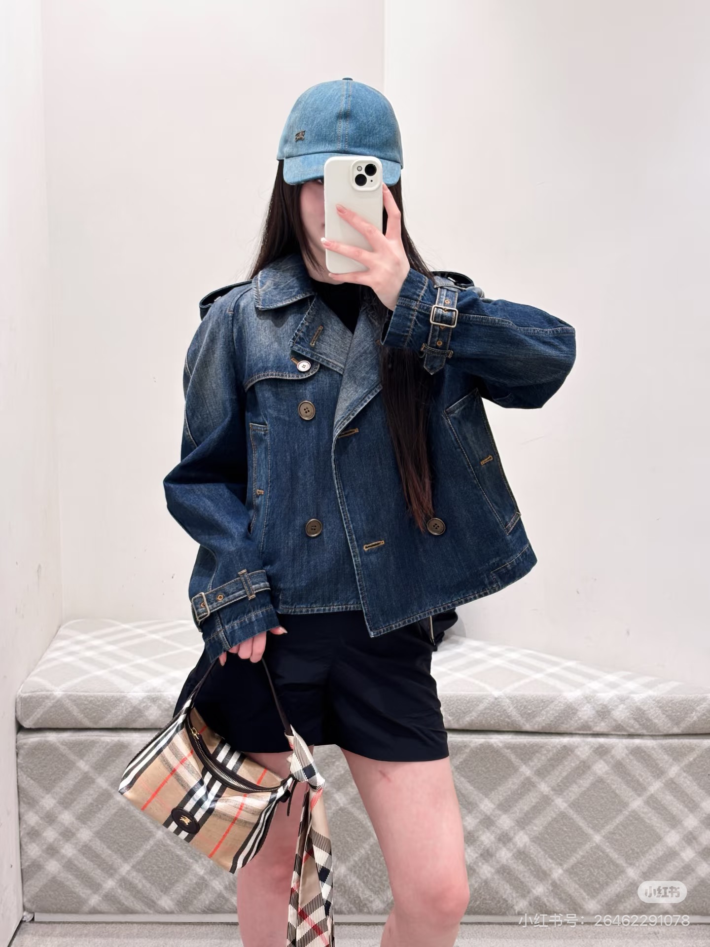 Burb 26fw denim trench coats