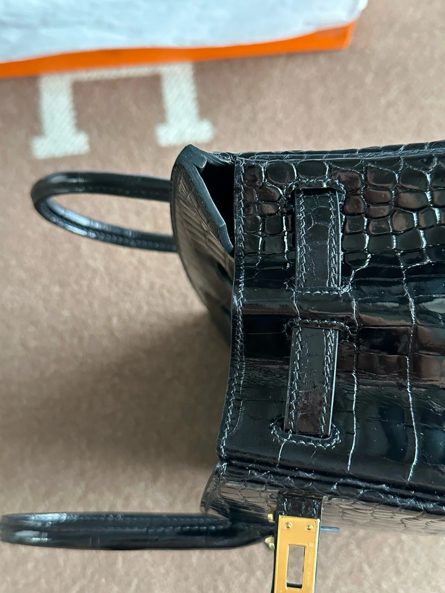 H crocodile handmade