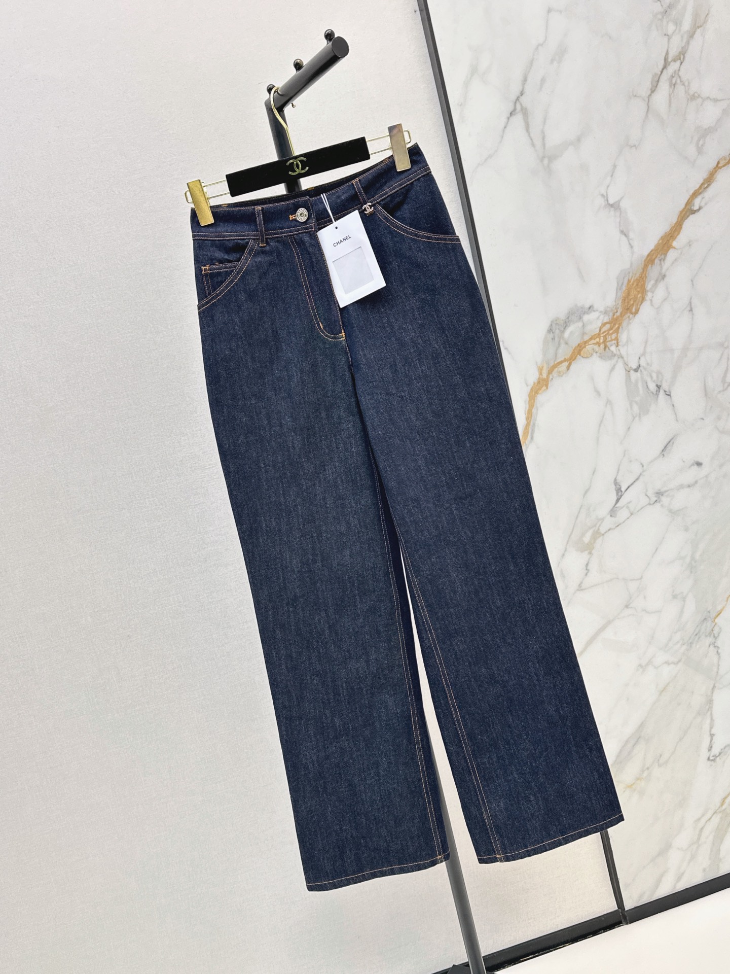 Chan 26fw straight-leg jeans