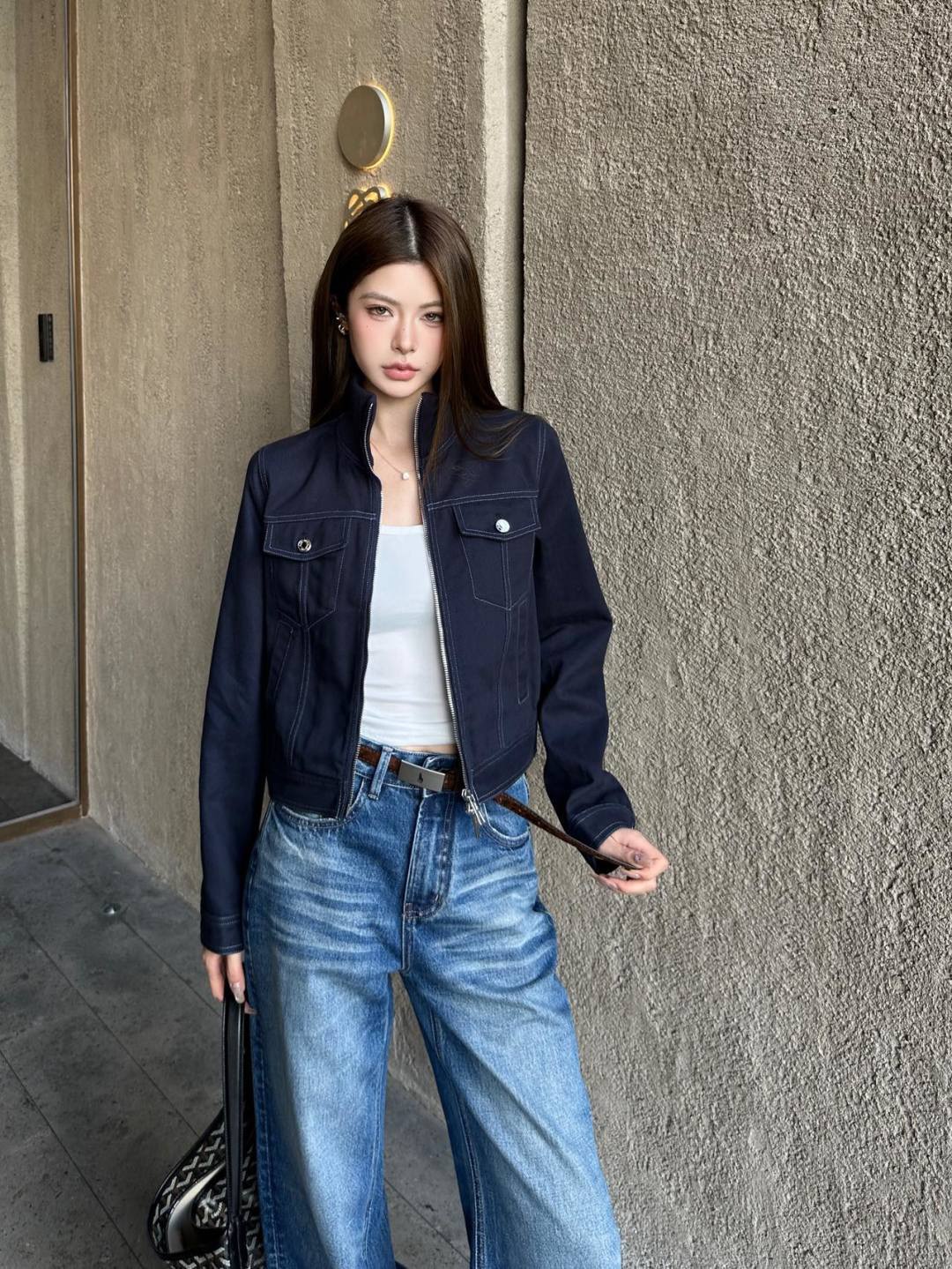 Her 26fw zipper jacket