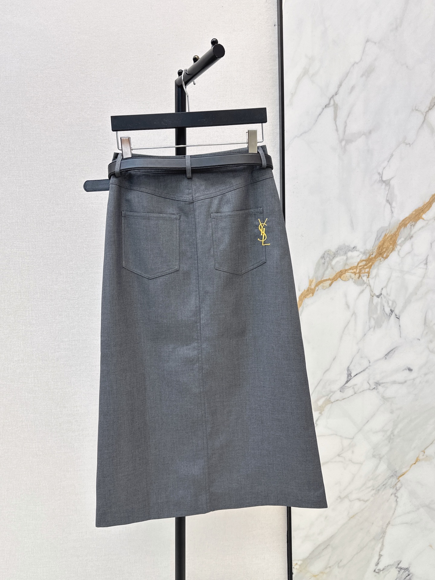 Sain 26fw belted skirt