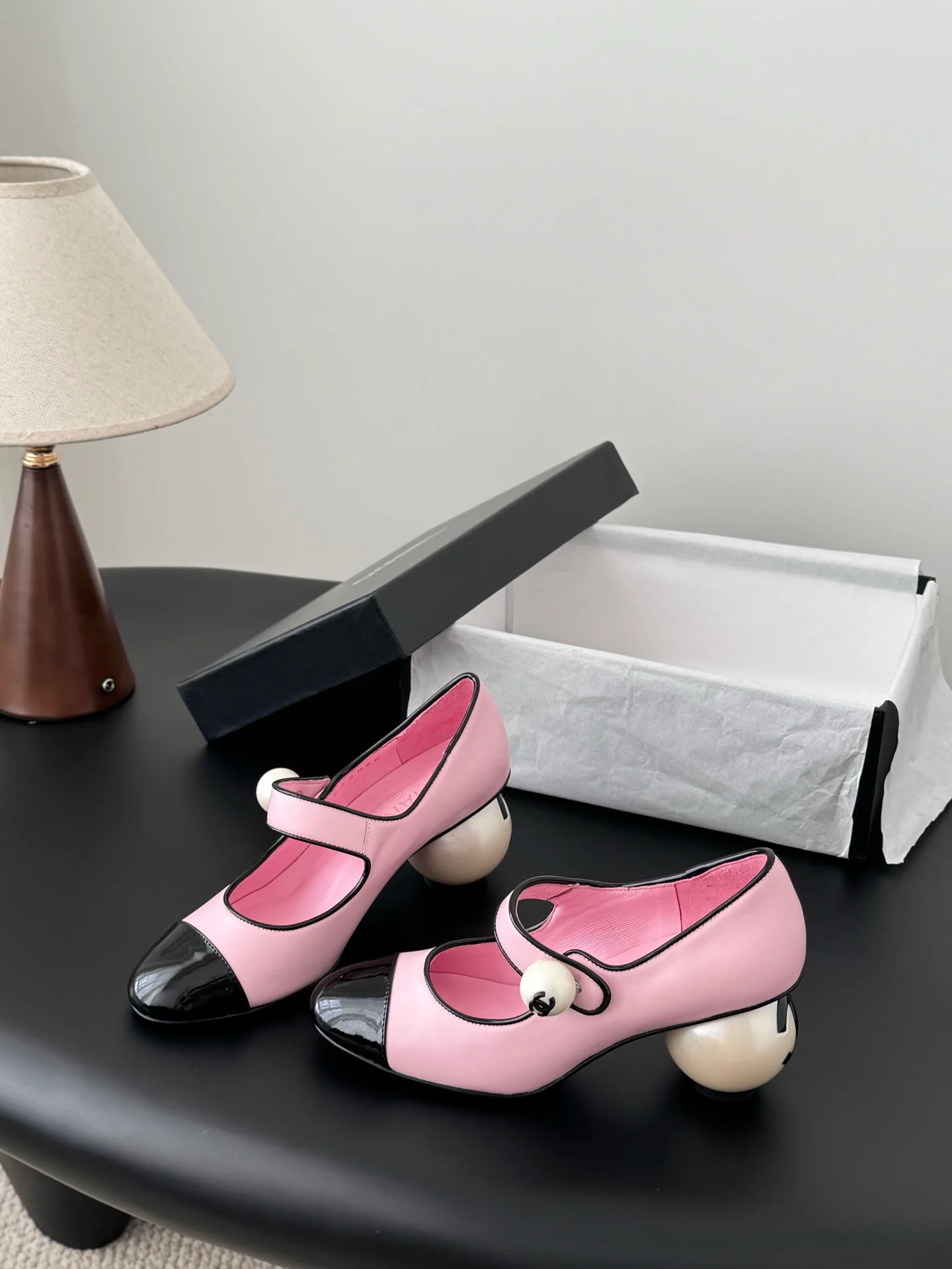 Chan 25fw mary jane chunky heel