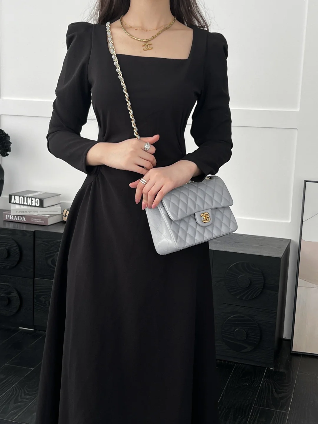 Chan cf23 chain shoulder bag
