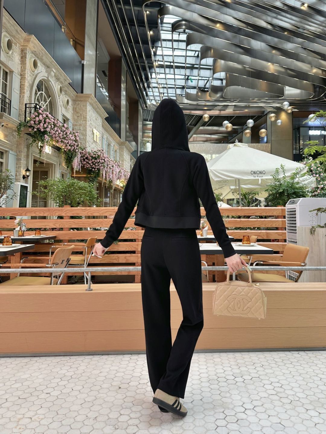 Pra 26fw hooded jacket pants sets