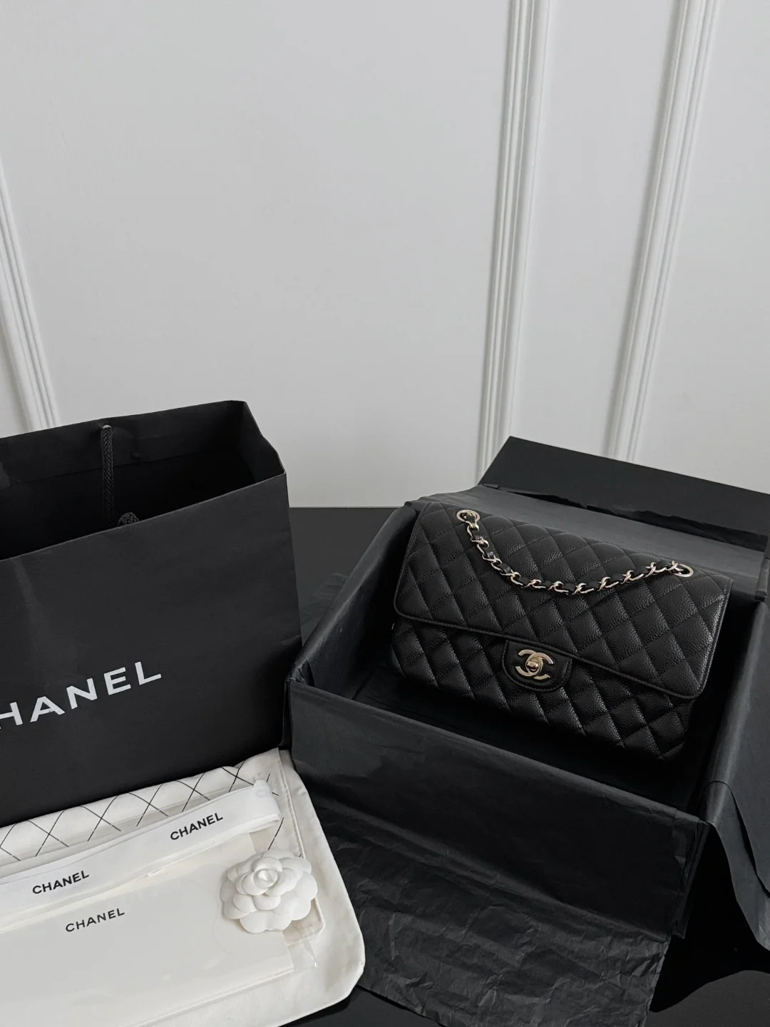 Chan cf25 chain shoulder bag