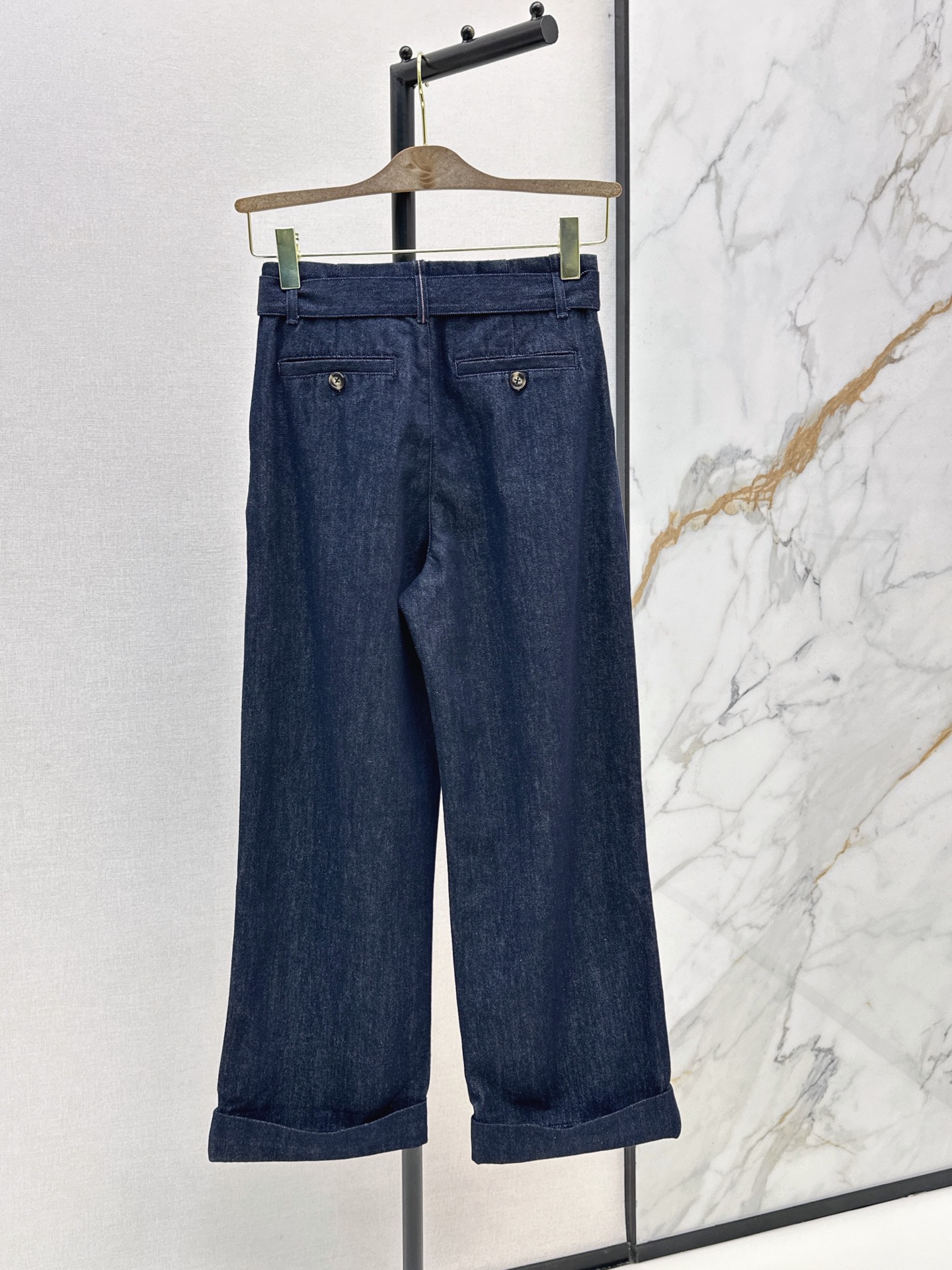 Brun 26fw wide-leg jeans