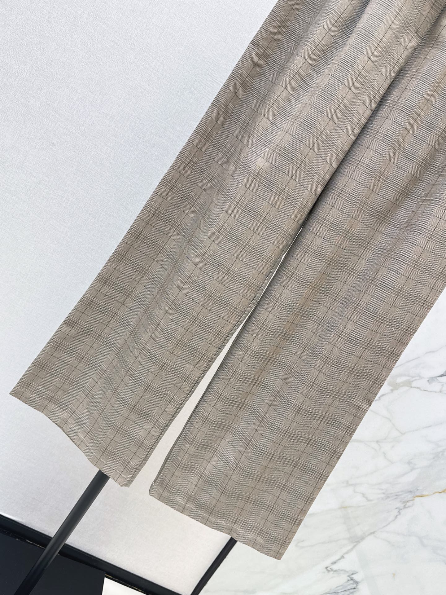 Miu 26fw check suit pants