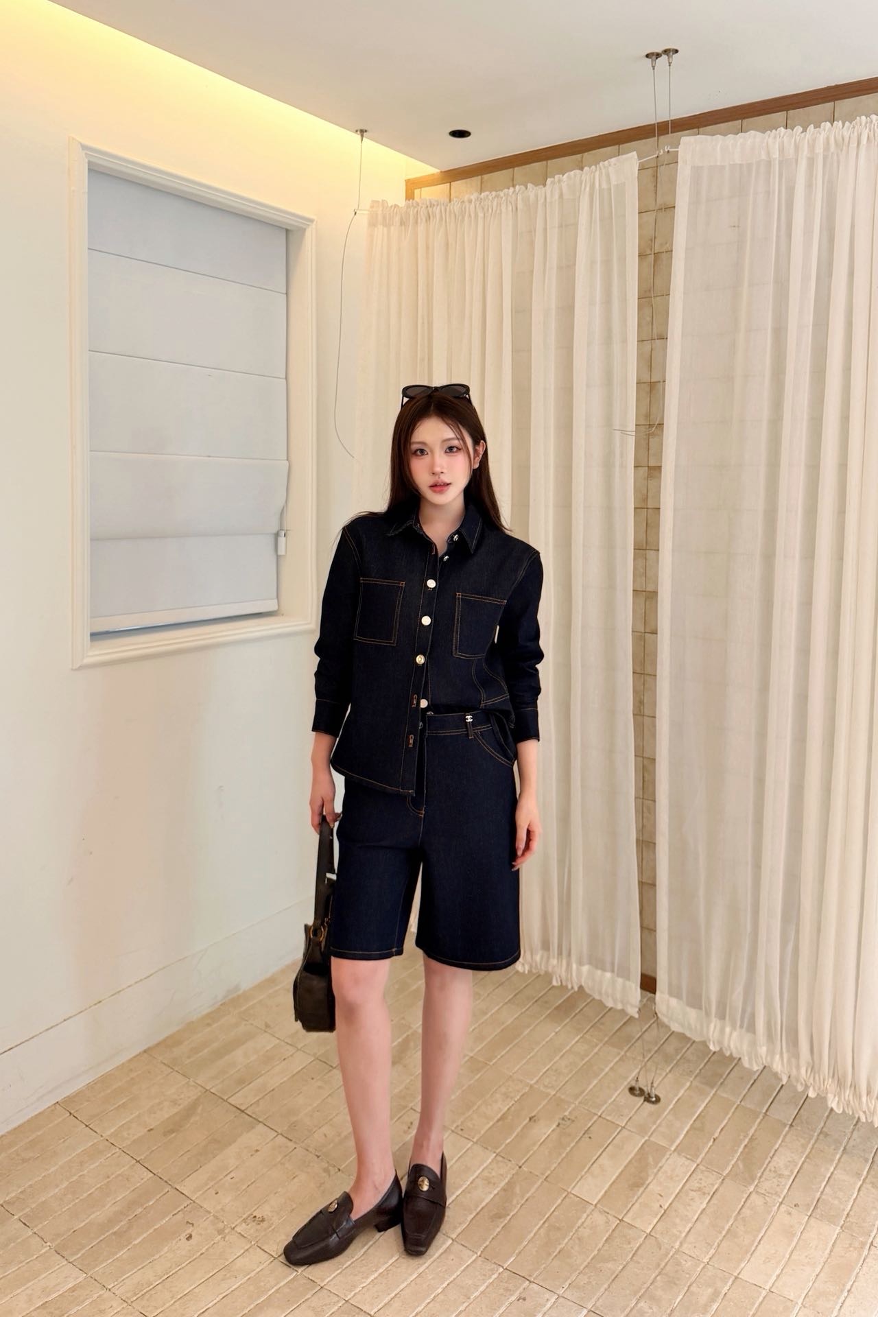 Chan 26fw denim shirt