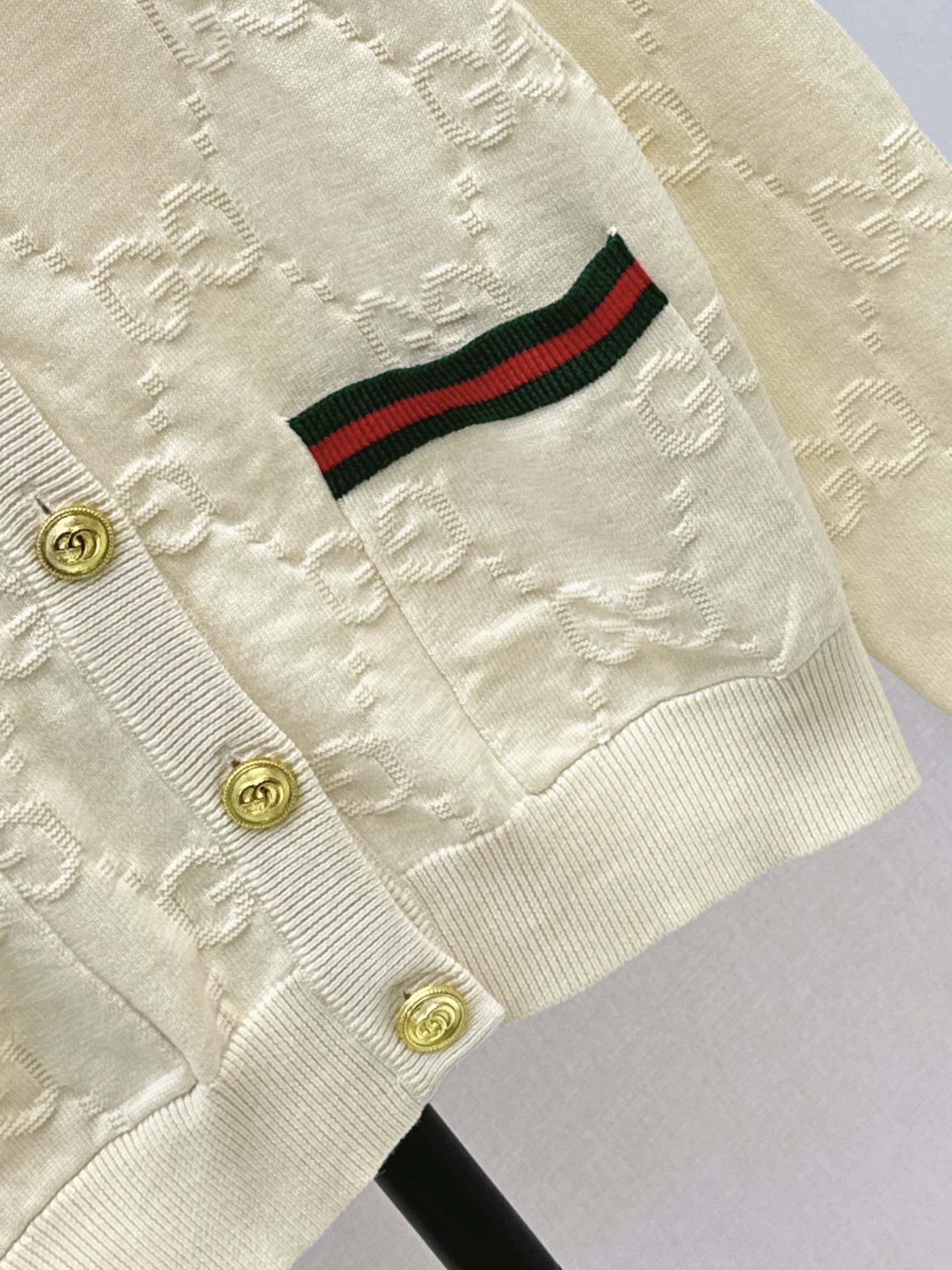Guc 26fw hooded knit cardigan