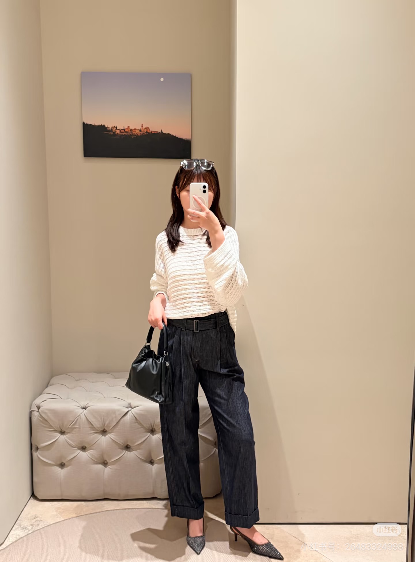 Brun 26fw wide-leg jeans