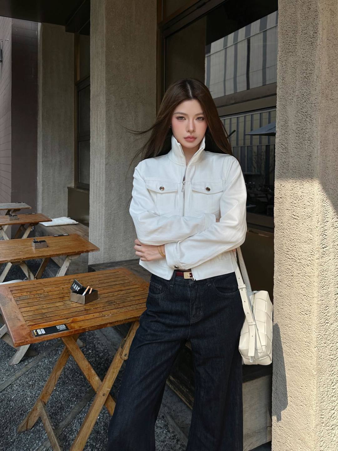 Her 26fw zipper jacket