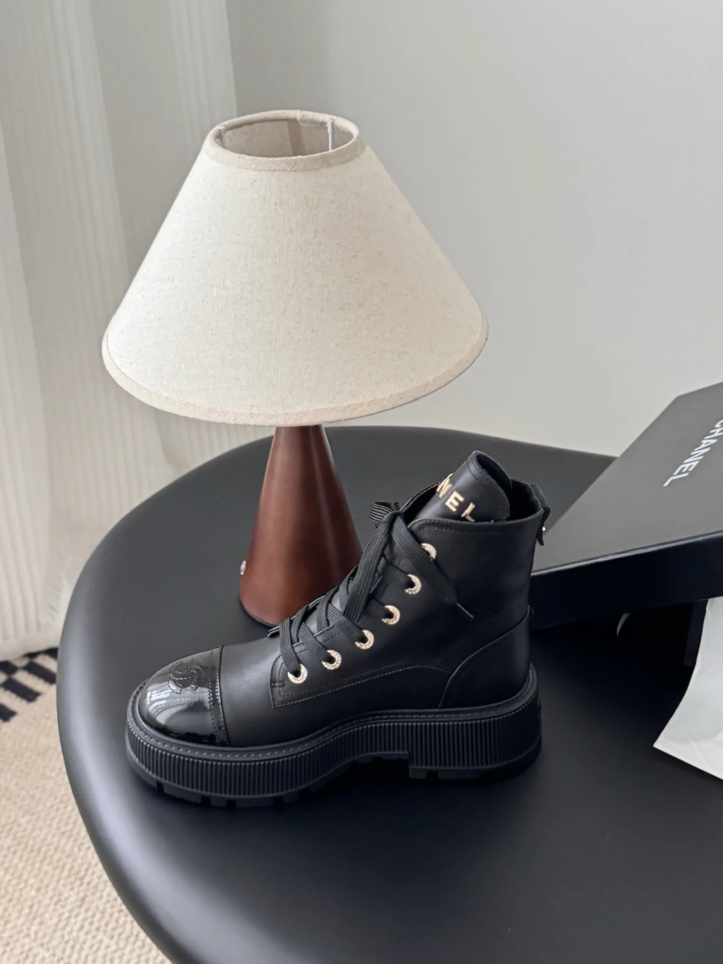 Chan 25fw ankle boots