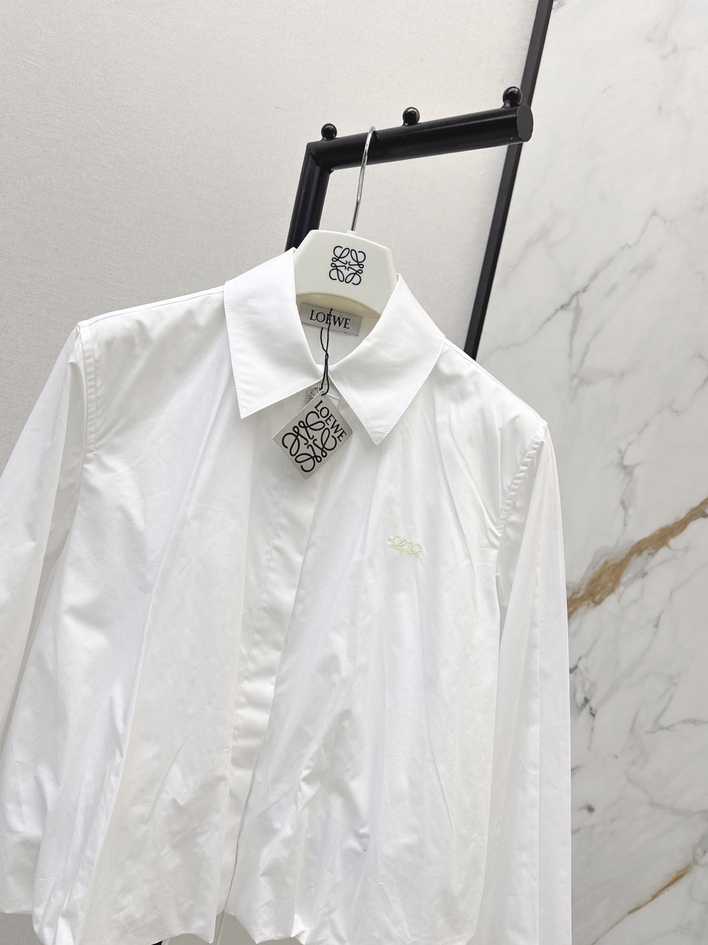 Loe 26fw drawstring shirt