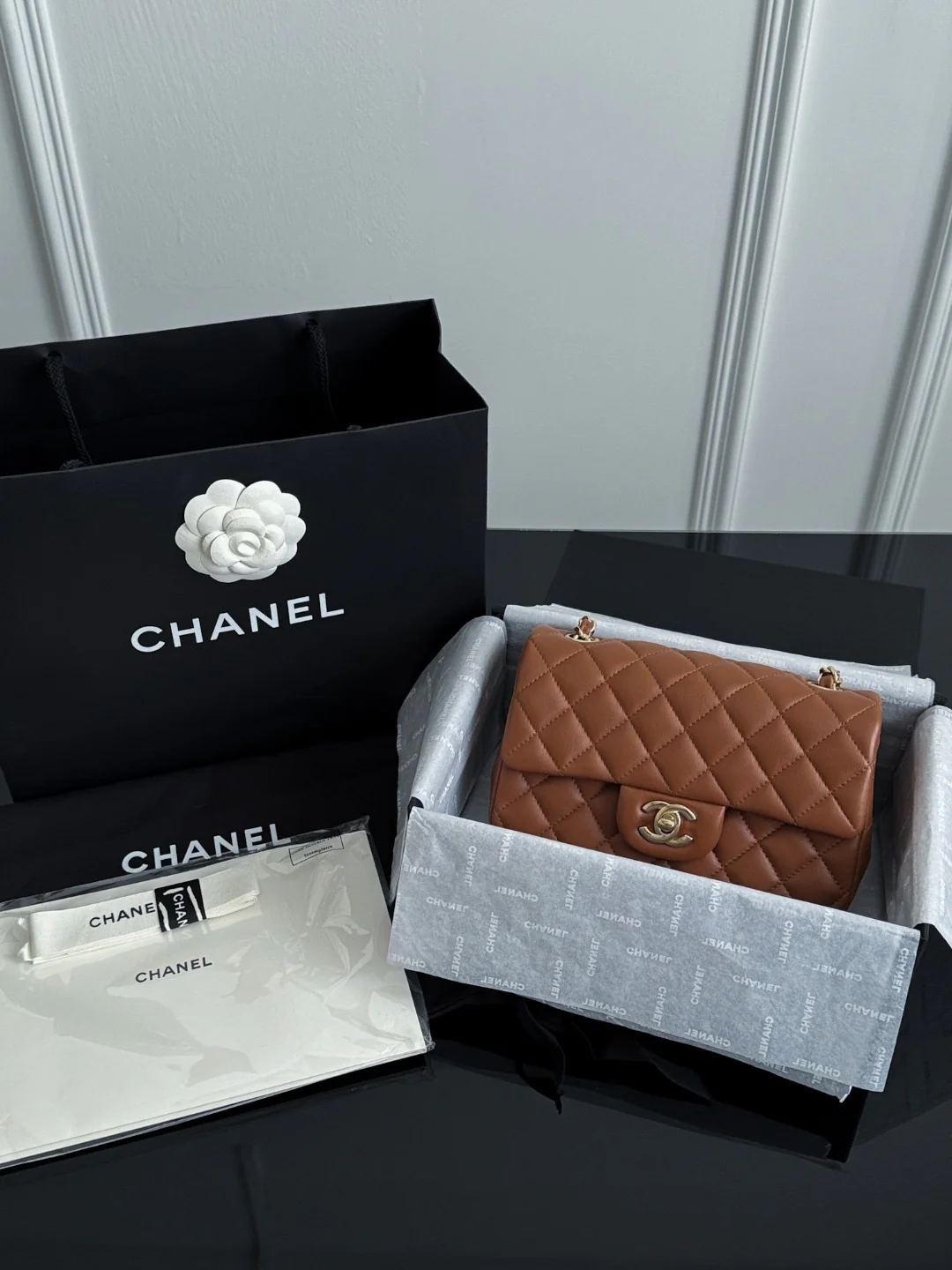 Chan cf20 chain shoulder bag