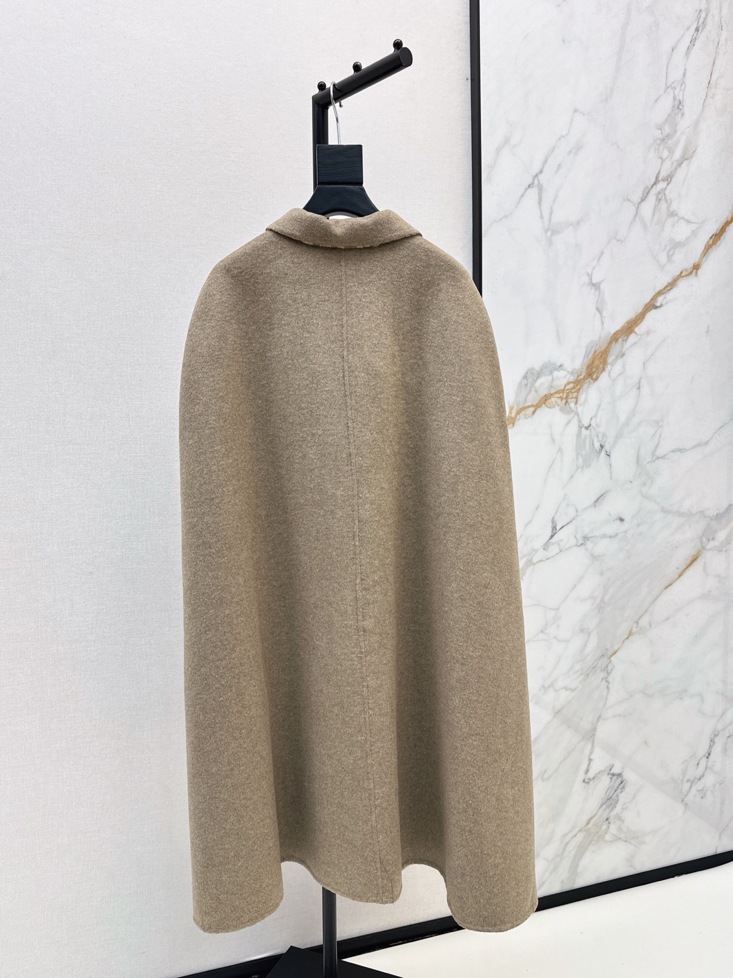 Bur 26fw woolen cape overcoats