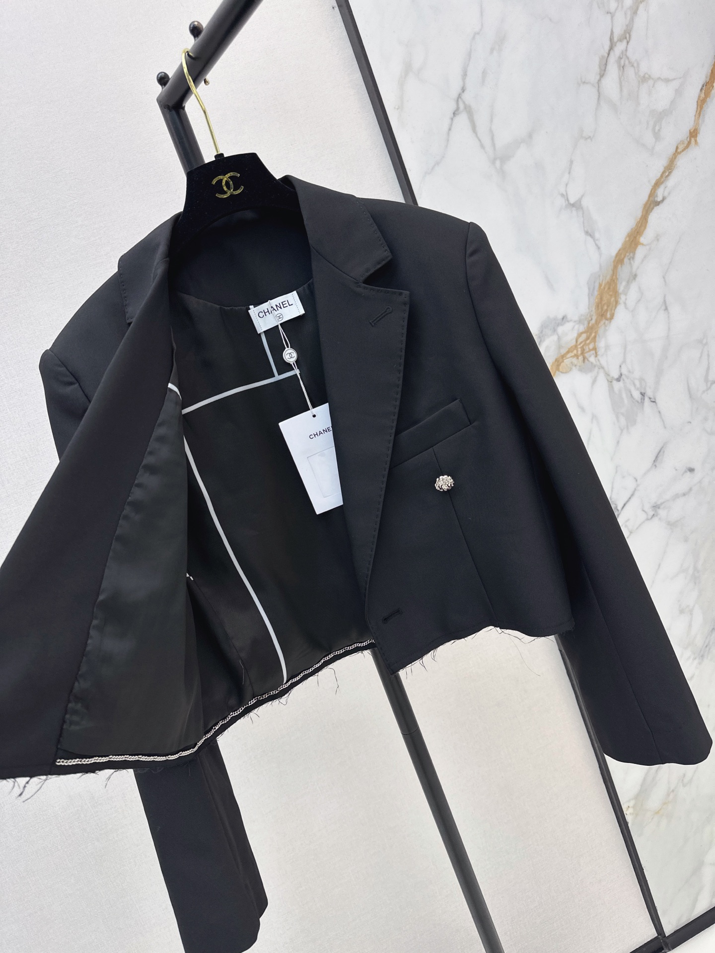 Chan 26fw cropped jacket