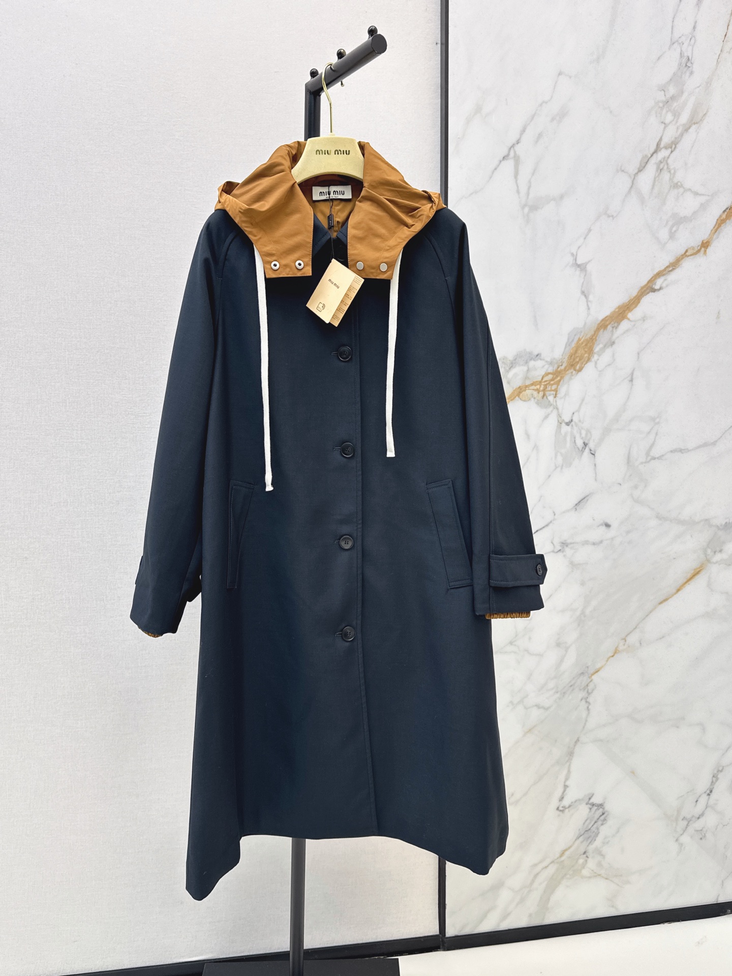 Miu 26fw hooded overcoats