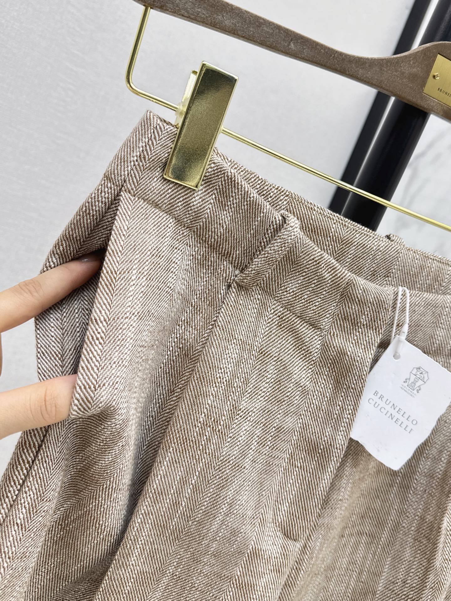 Brun 26fw linen suit pants