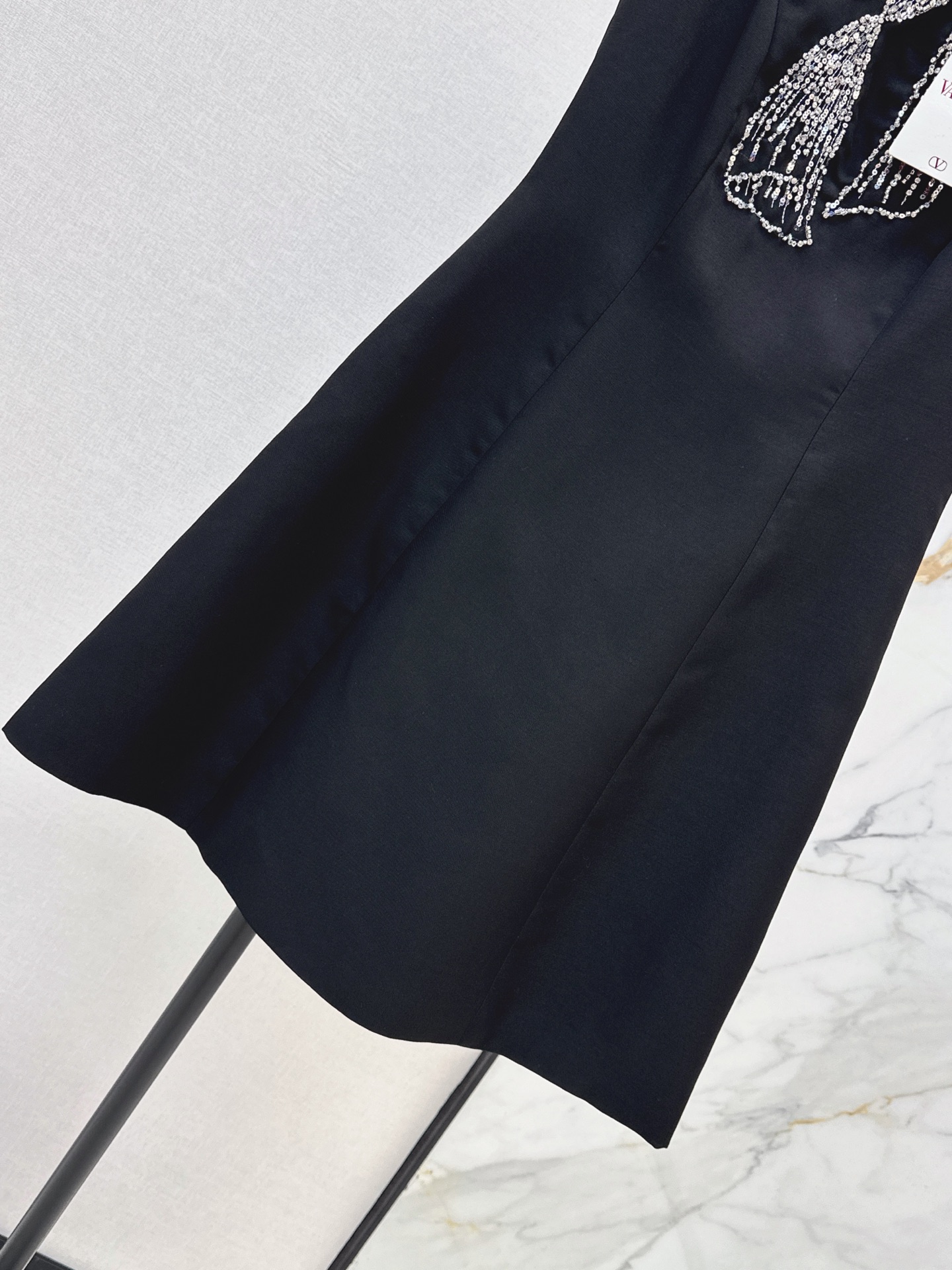 Valen 26ss bow beading dress