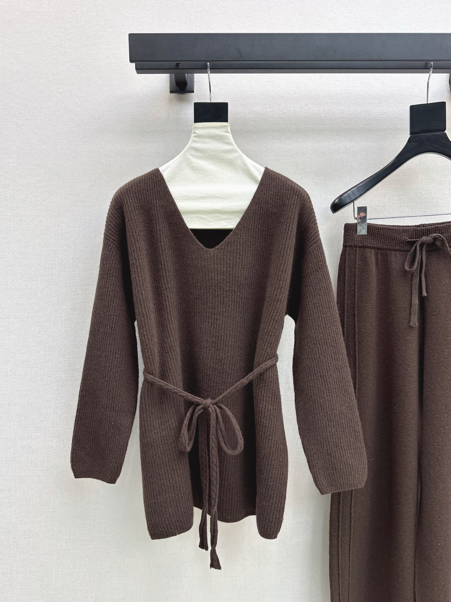 Brun 26fw wool sweater pants sets