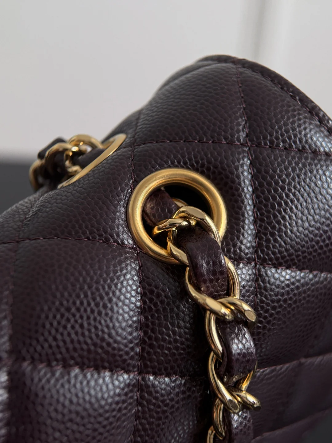 Chan cf25 chain shoulder bag