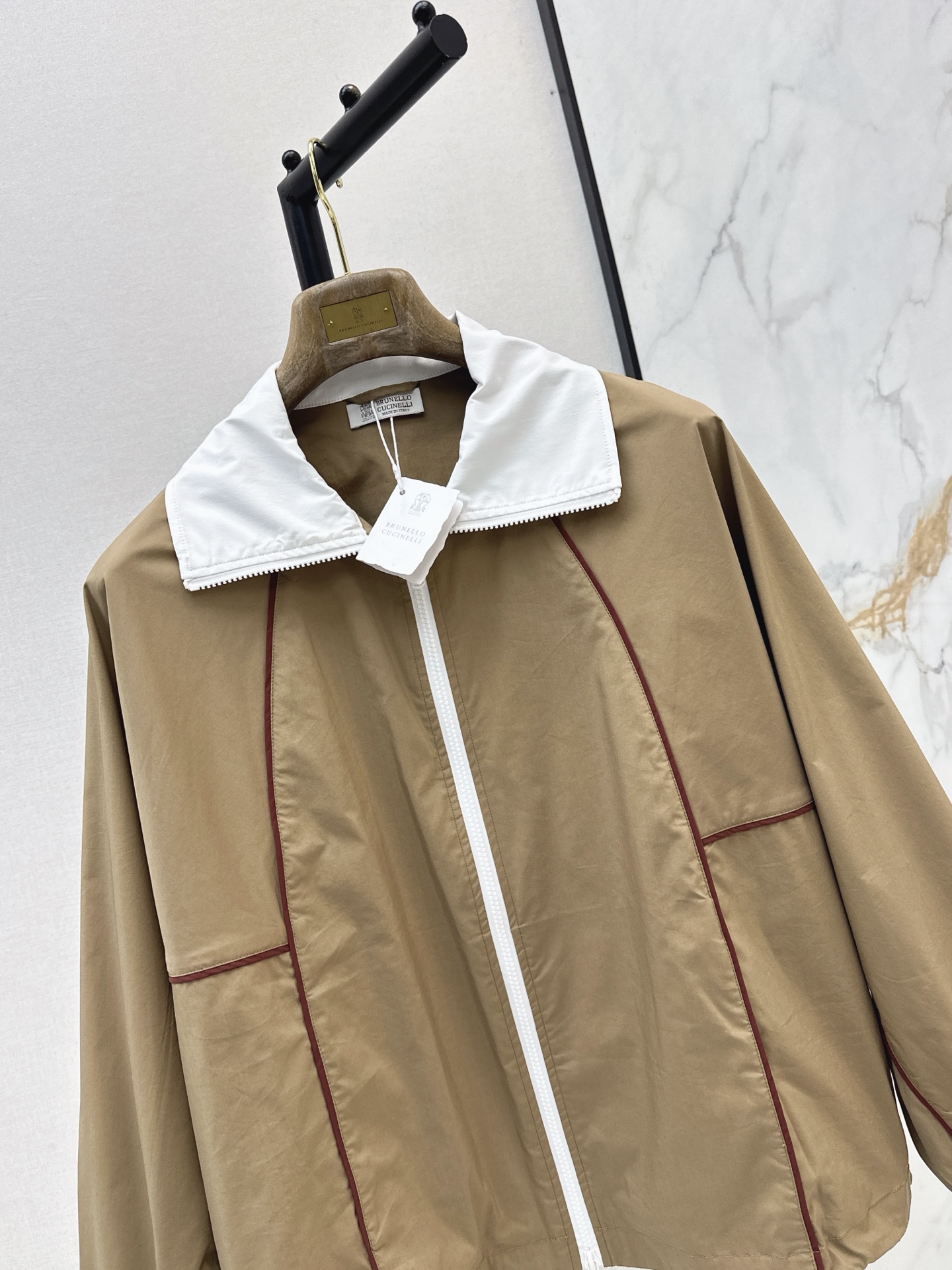 Brun 26ss zipper jacket