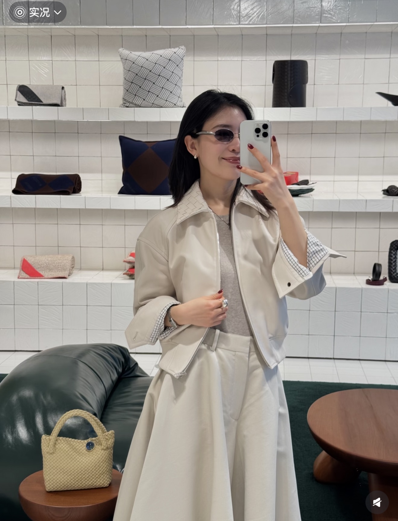Bott 26fw woven neck jacket