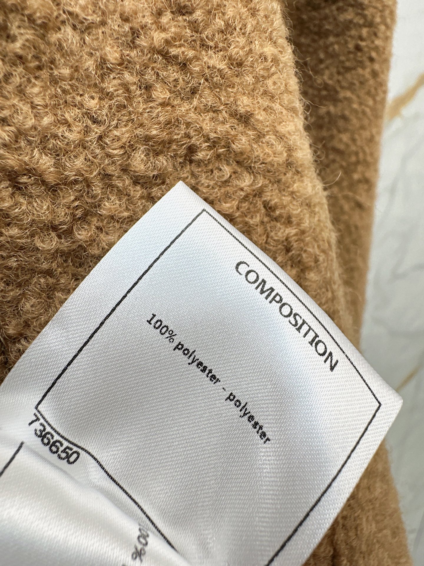 Chan 26fw sherpa fleece jacket