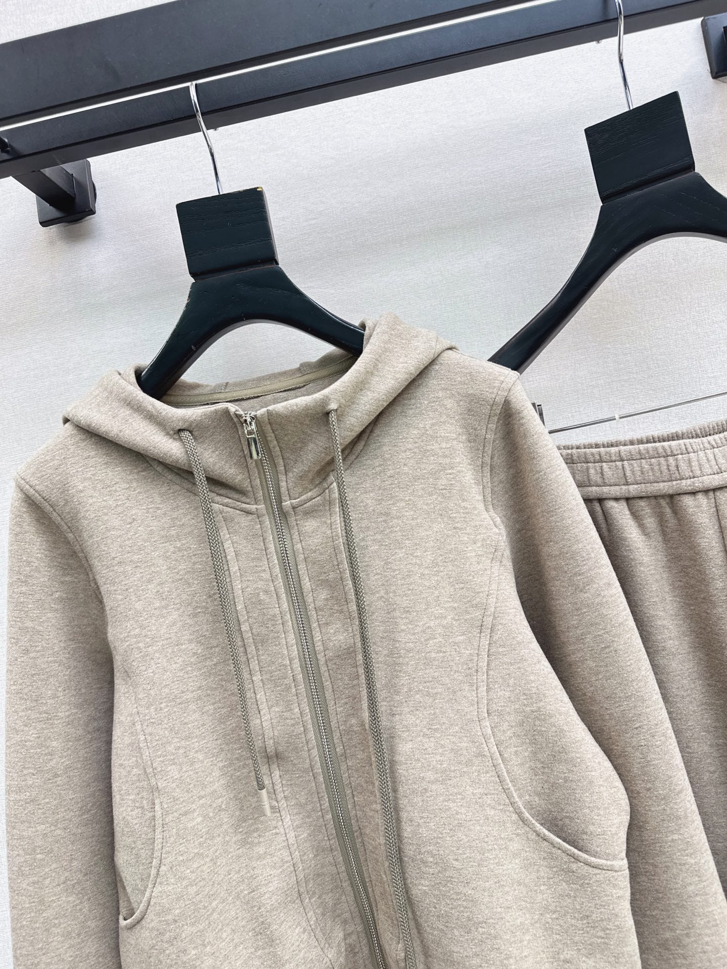 Brun 26fw hooded zipper jacket pants sets