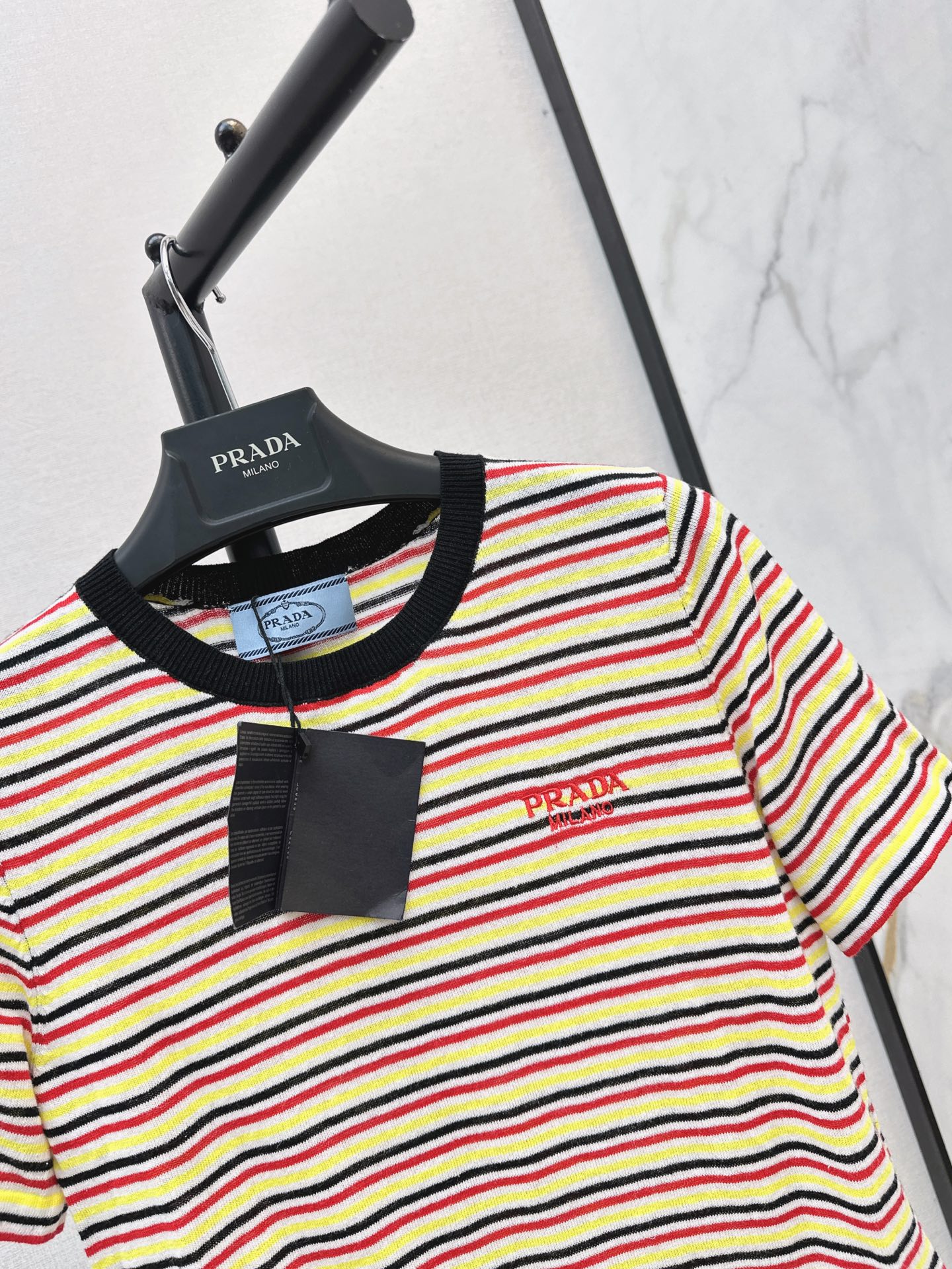 Pra 26fw stripe t-shirt