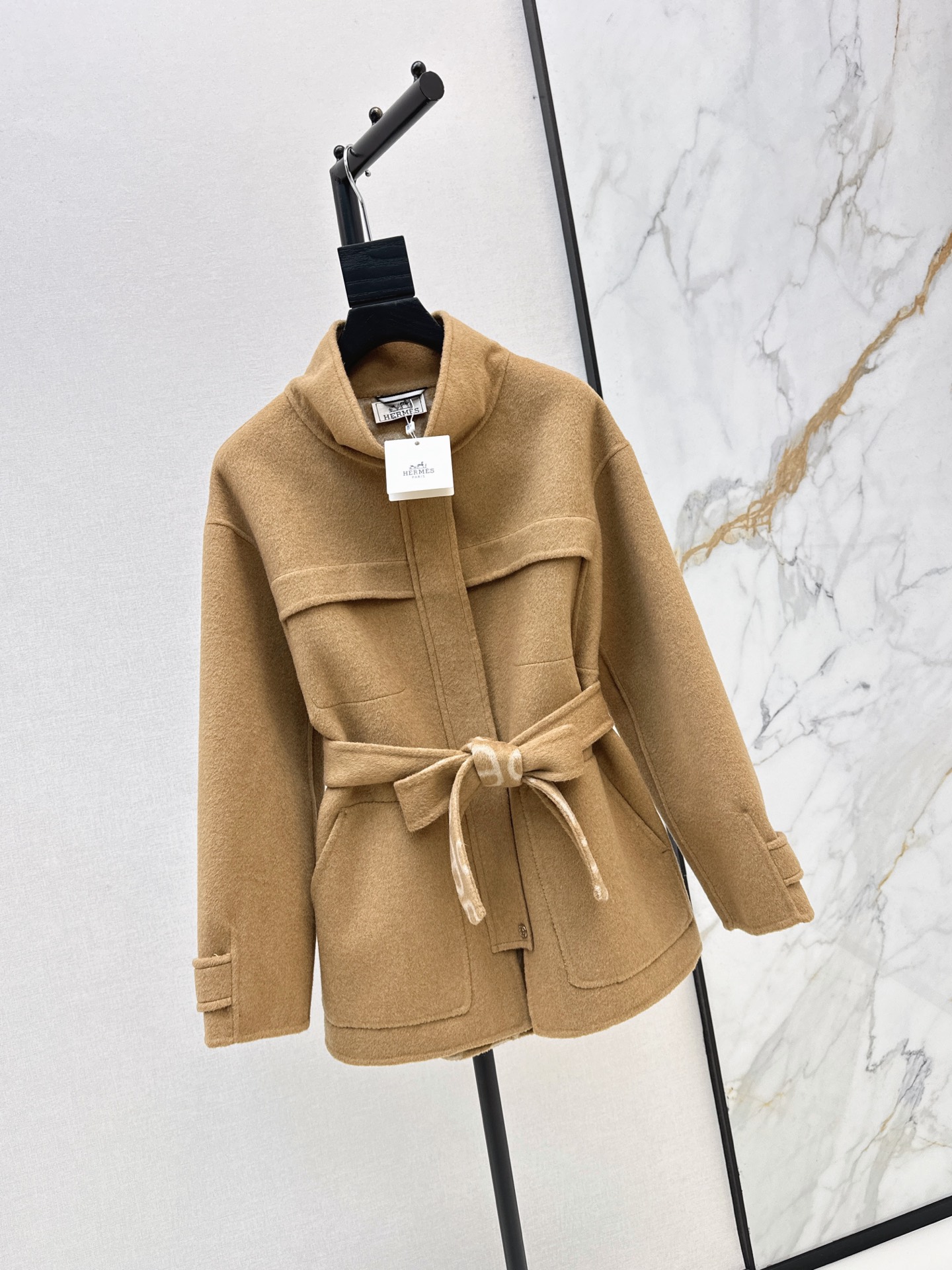 Her 26fw belted overcoats