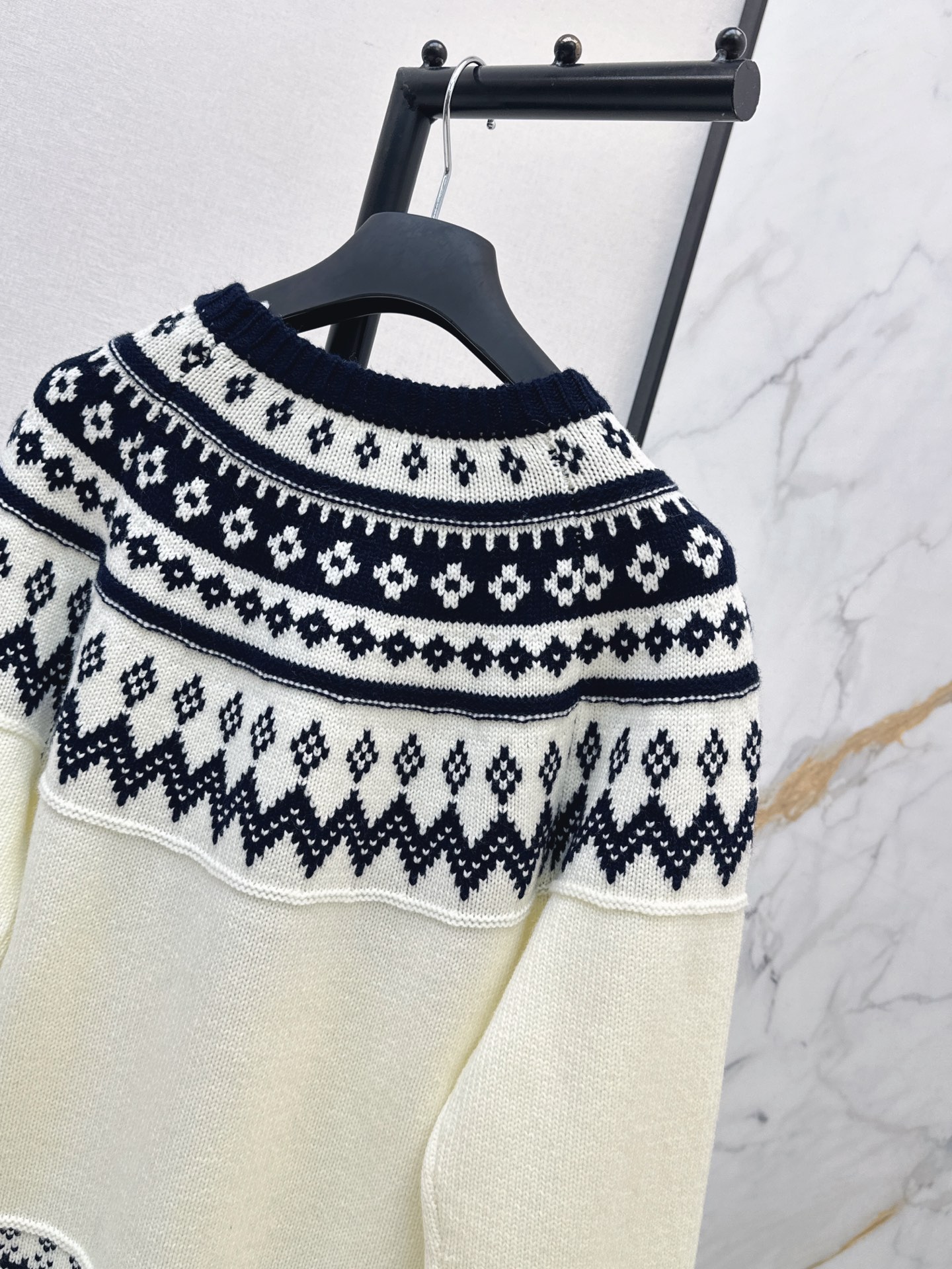 CD 26fw fair isle sweater