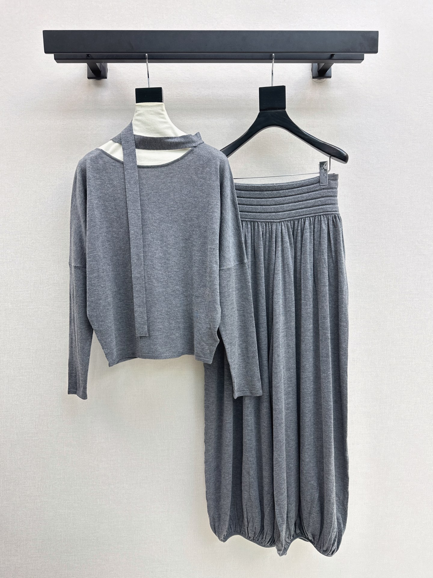 Row 26fw wool knitwear pants sets